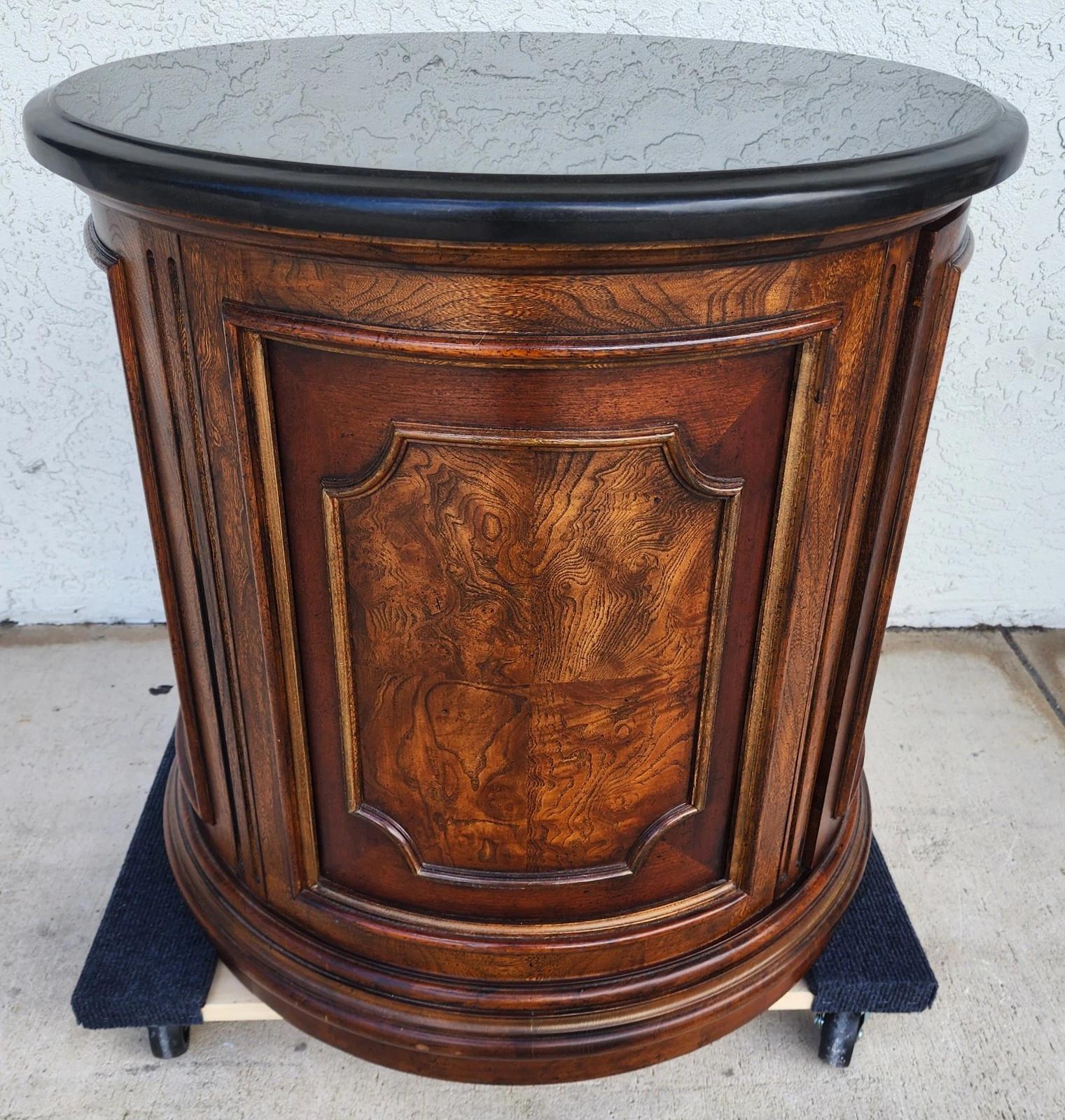 Drexel Heritage Casa Vida Side Center Drum Table For Sale 1
