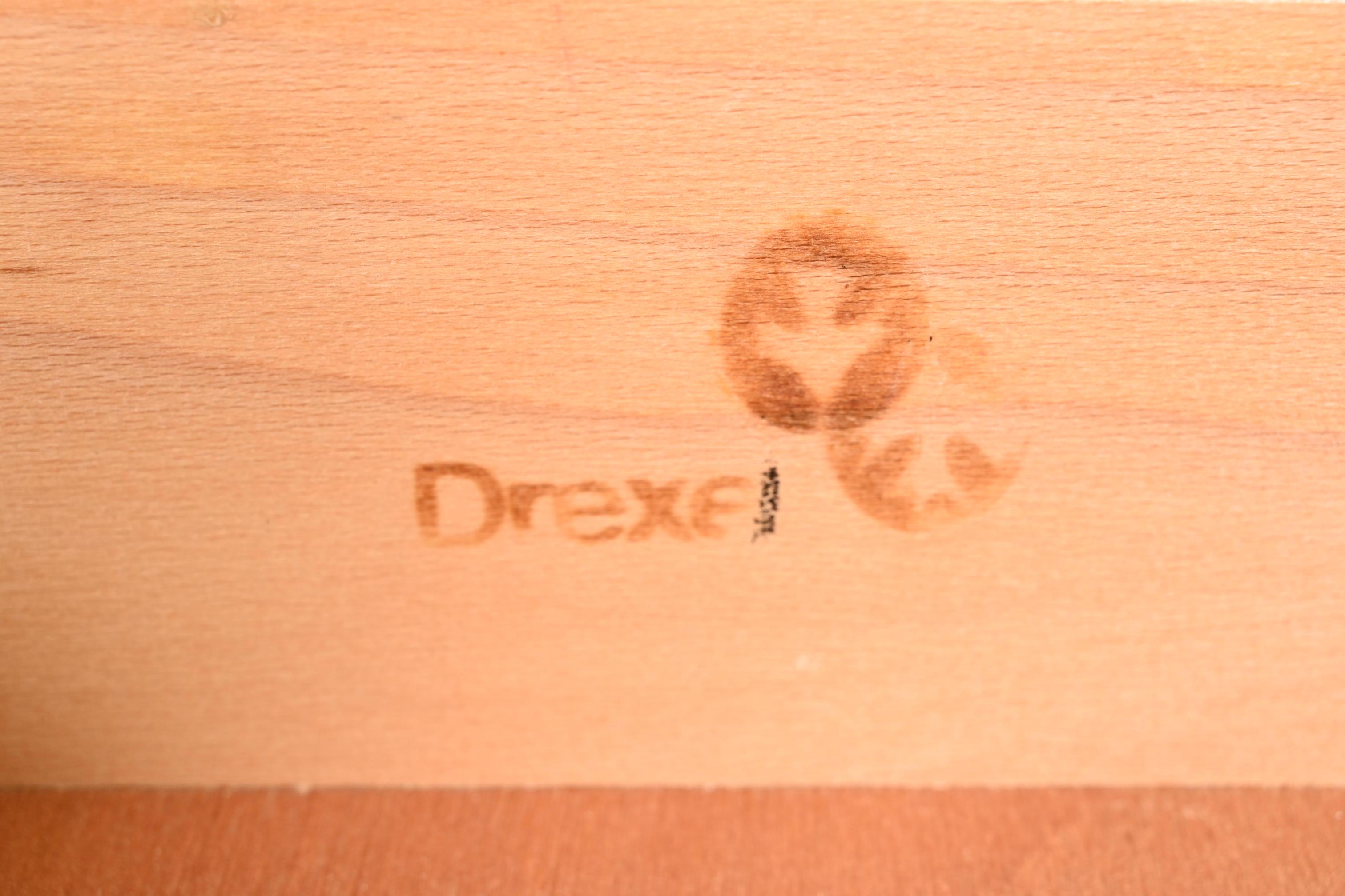 Drexel Heritage Chippendale Banded Mahogany Ten-Drawer Dresser or Credenza 6
