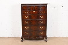Drexel Heritage Chippendale Flame Mahogany Highboy Dresser