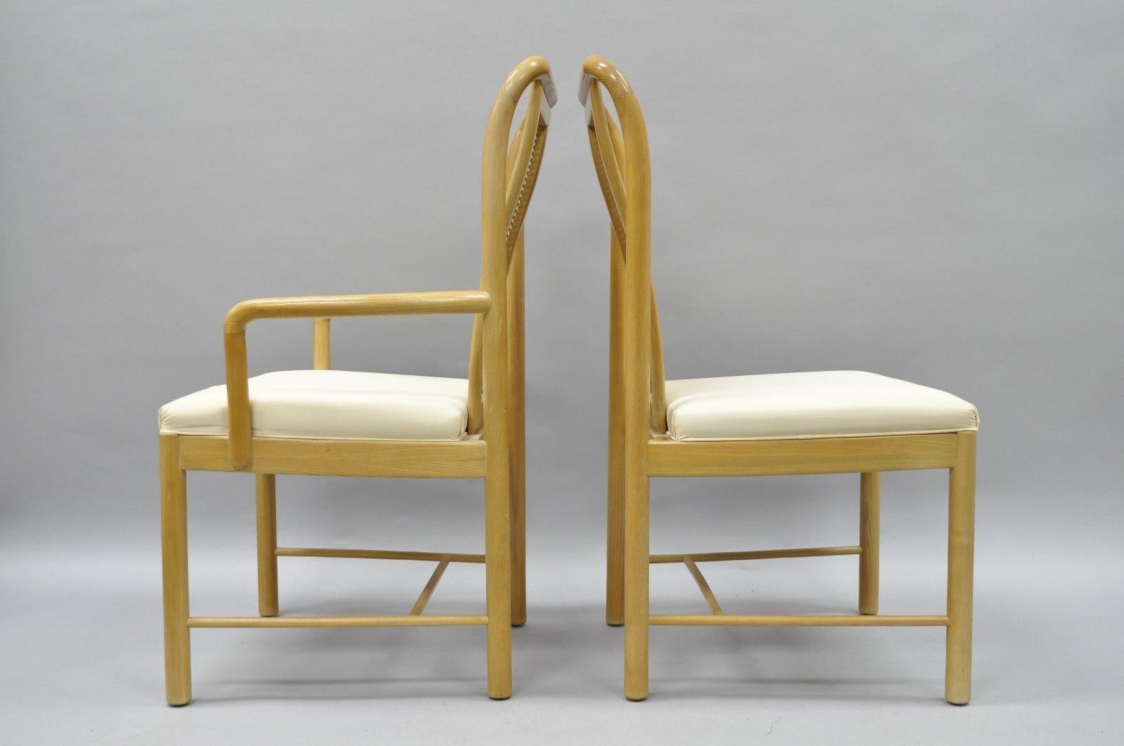 Américain Drexel Heritage Compatibles Dining Set Table Four Chairs Art Déco en vente