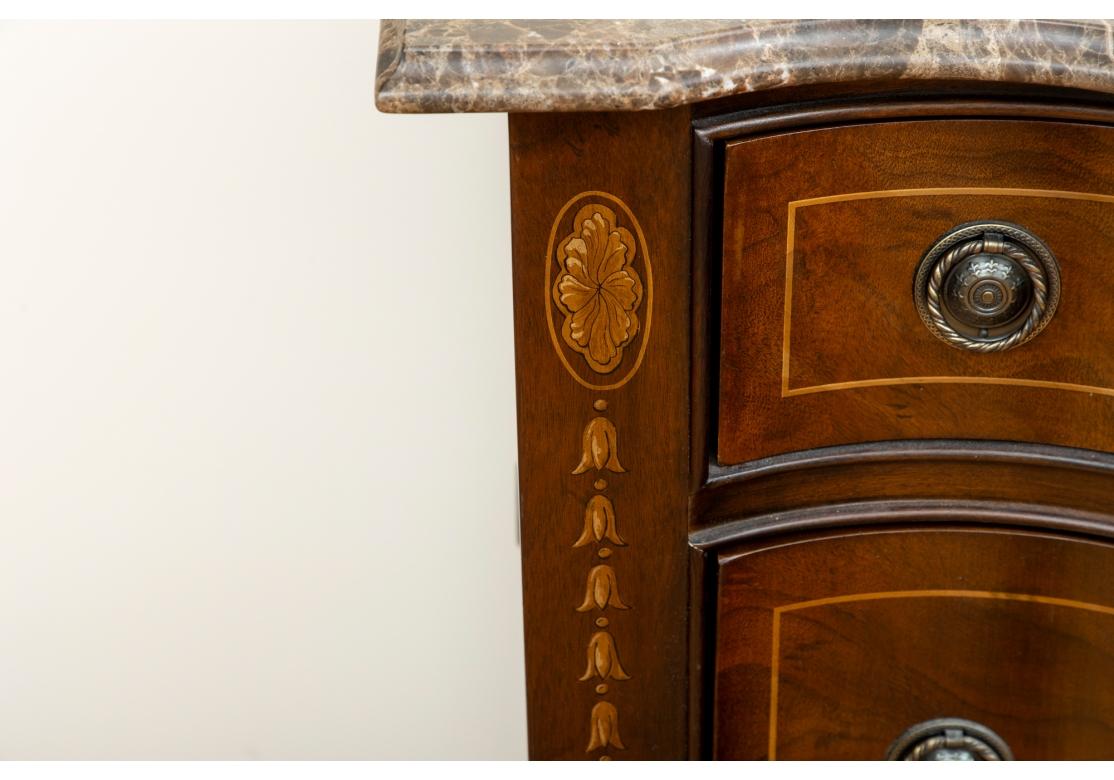 Drexel Heritage Covington Park Collection: Sideboard in Serpentinenform mit Marmorplatte  im Angebot 4