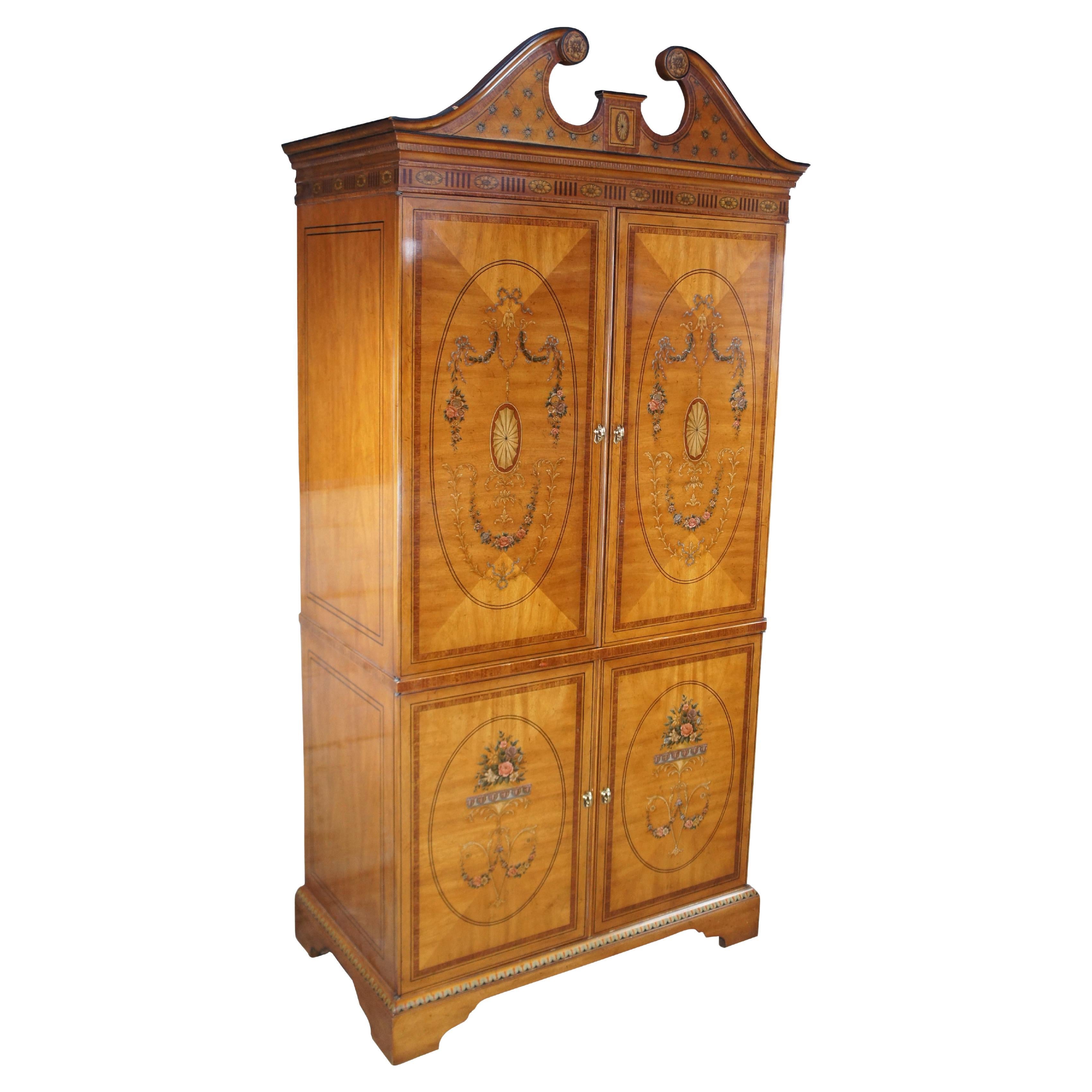 Drexel Heritage 'Devoncourt' Adams-Stil Mahagoni-Schrank TV-Media-Schrank 89