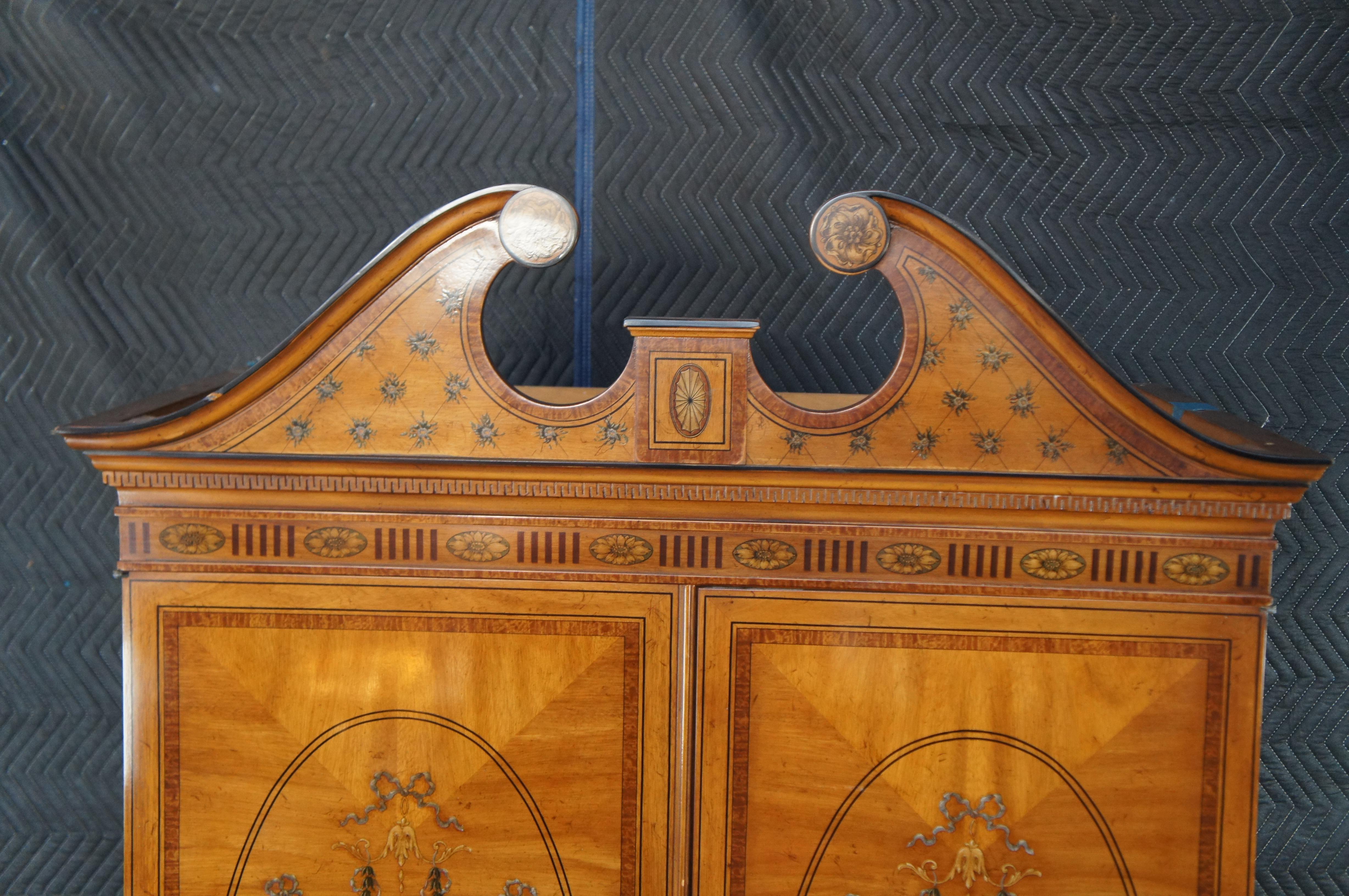 Drexel Heritage 'Devoncourt' Adams-Stil Mahagoni-Schrank TV-Media-Schrank 89