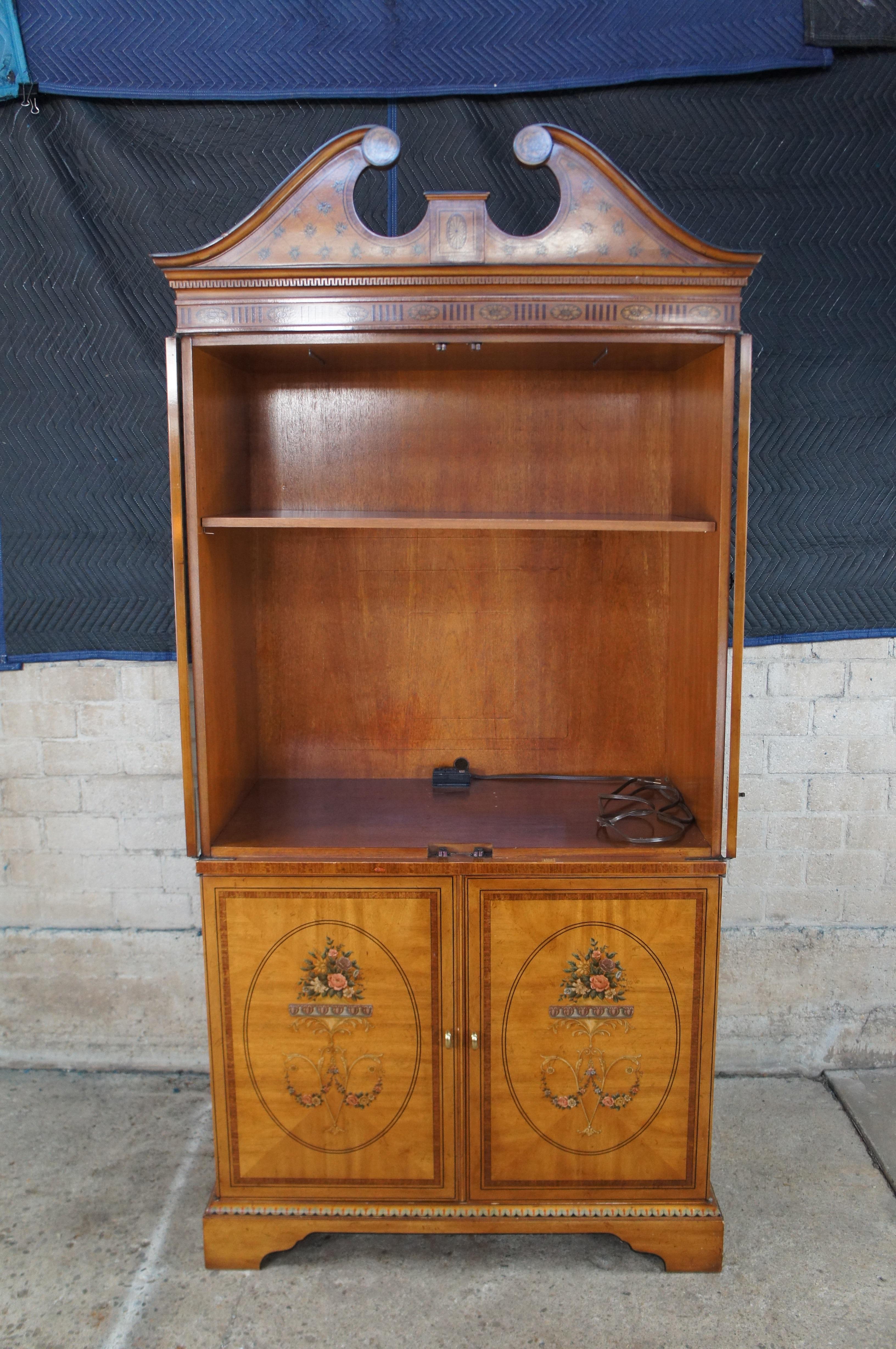 Drexel Heritage 'Devoncourt' Adams-Stil Mahagoni-Schrank TV-Media-Schrank 89