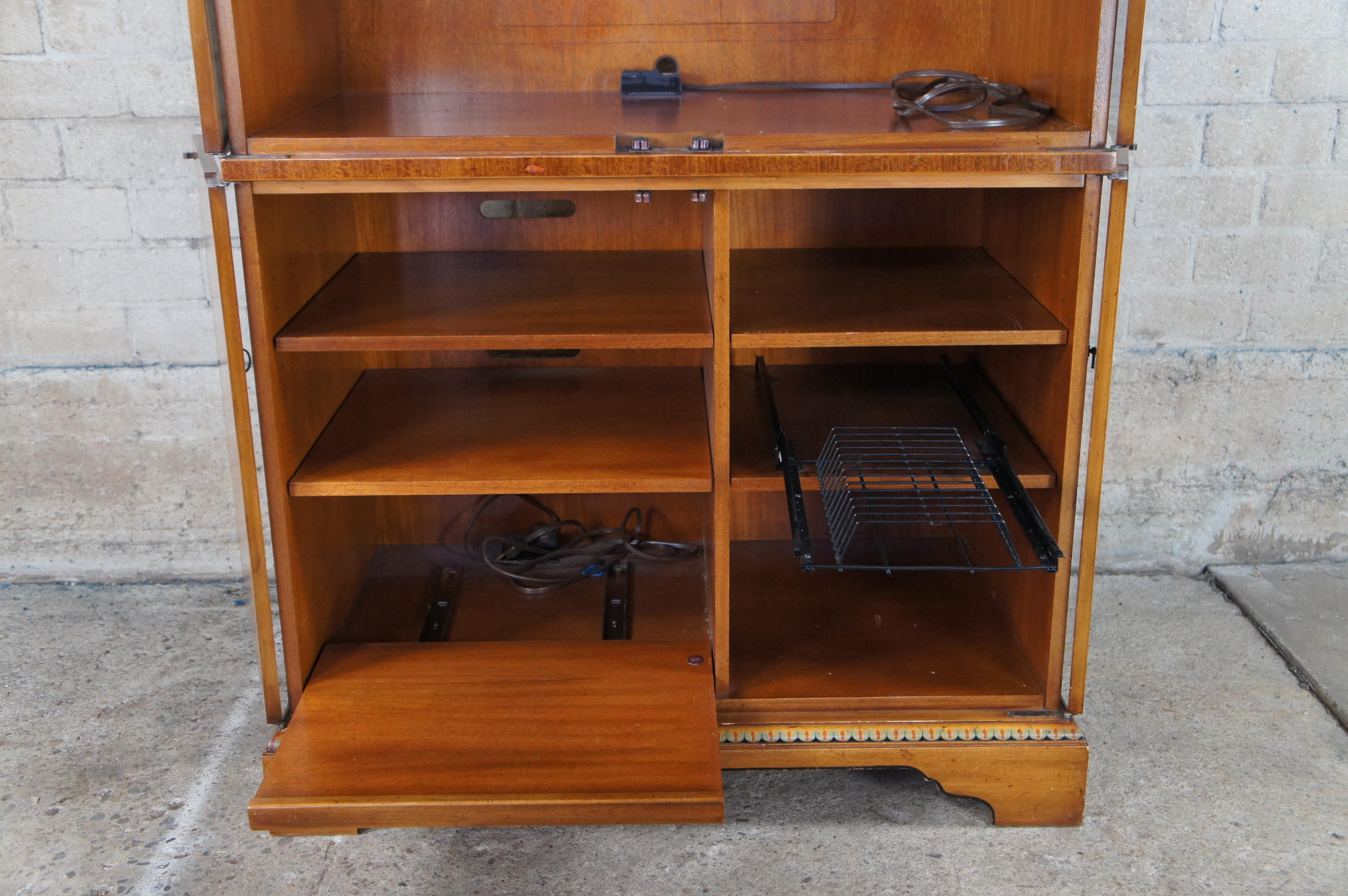 Drexel Heritage 'Devoncourt' Adams-Stil Mahagoni-Schrank TV-Media-Schrank 89