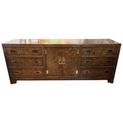 Retro Asian Chinoiserie "Dynasty" Dresser by Drexel Heritage 