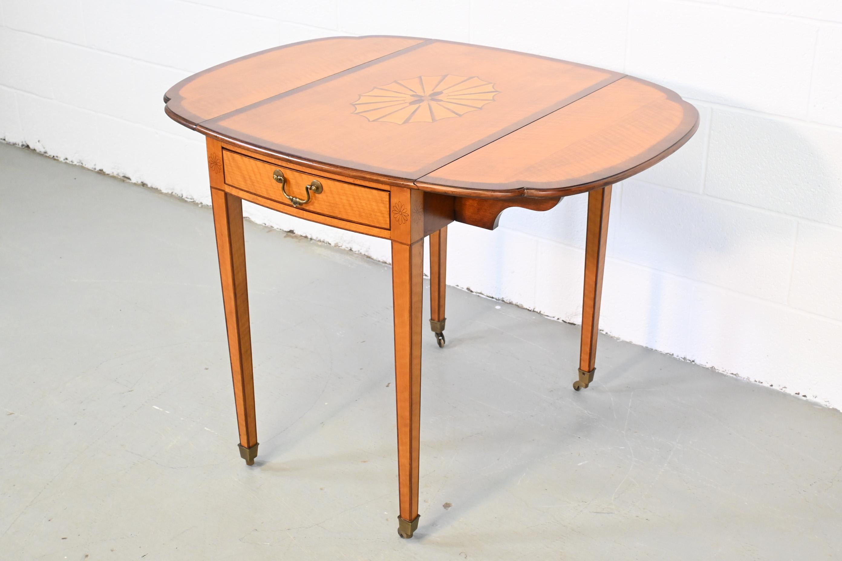 Georgian Drexel Heritage End or Pembroke Table