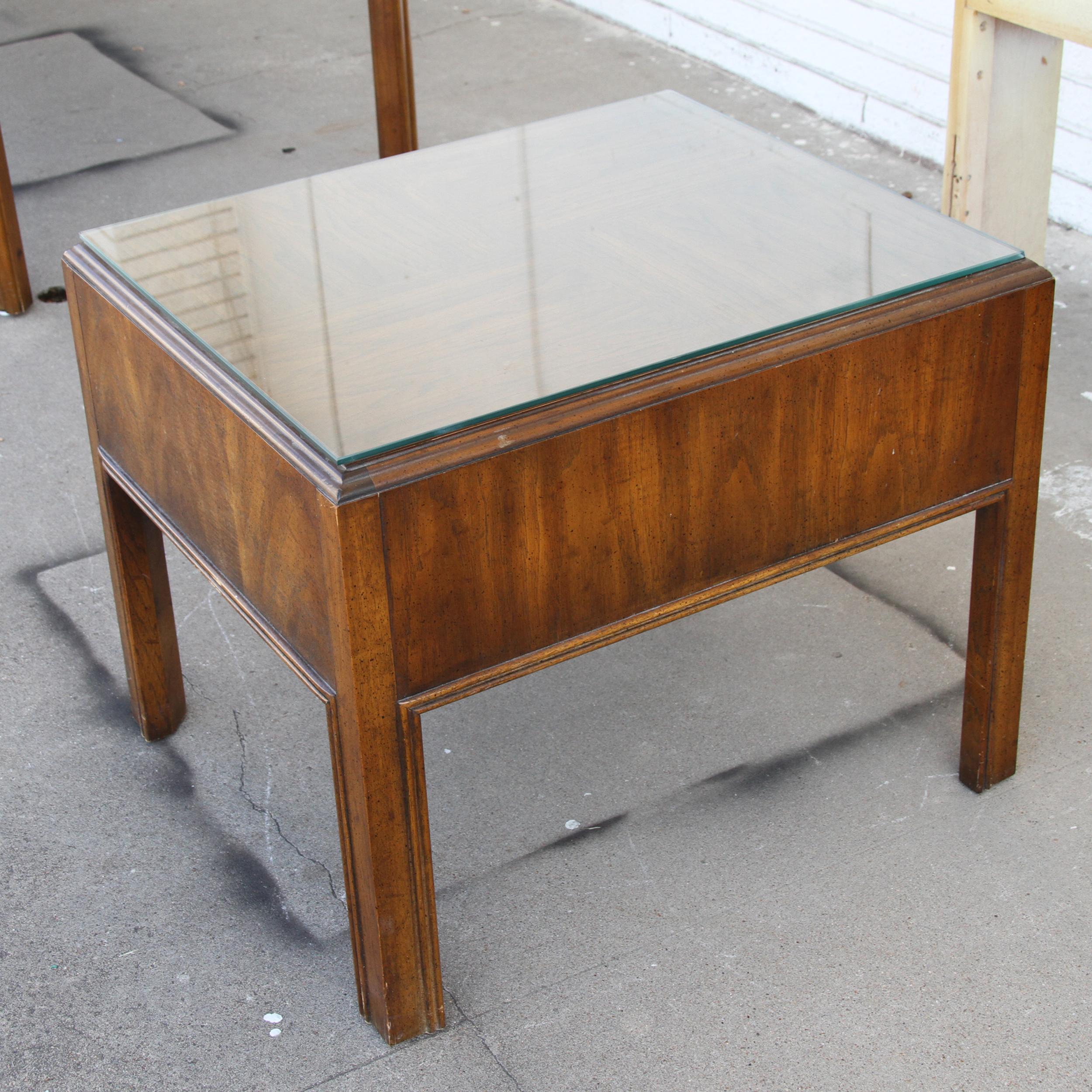 Brass Drexel heritage end table