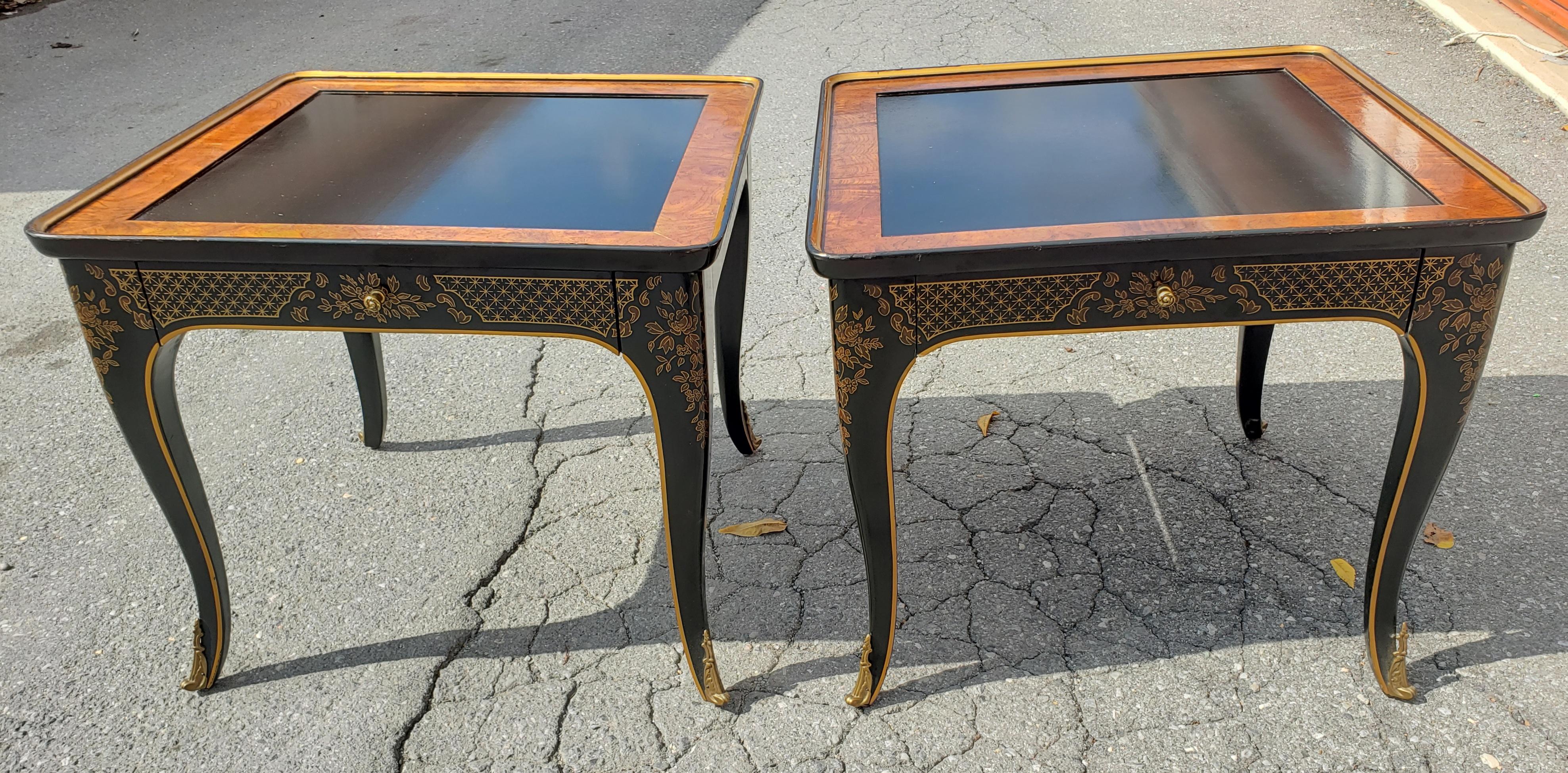 chinoiserie end table