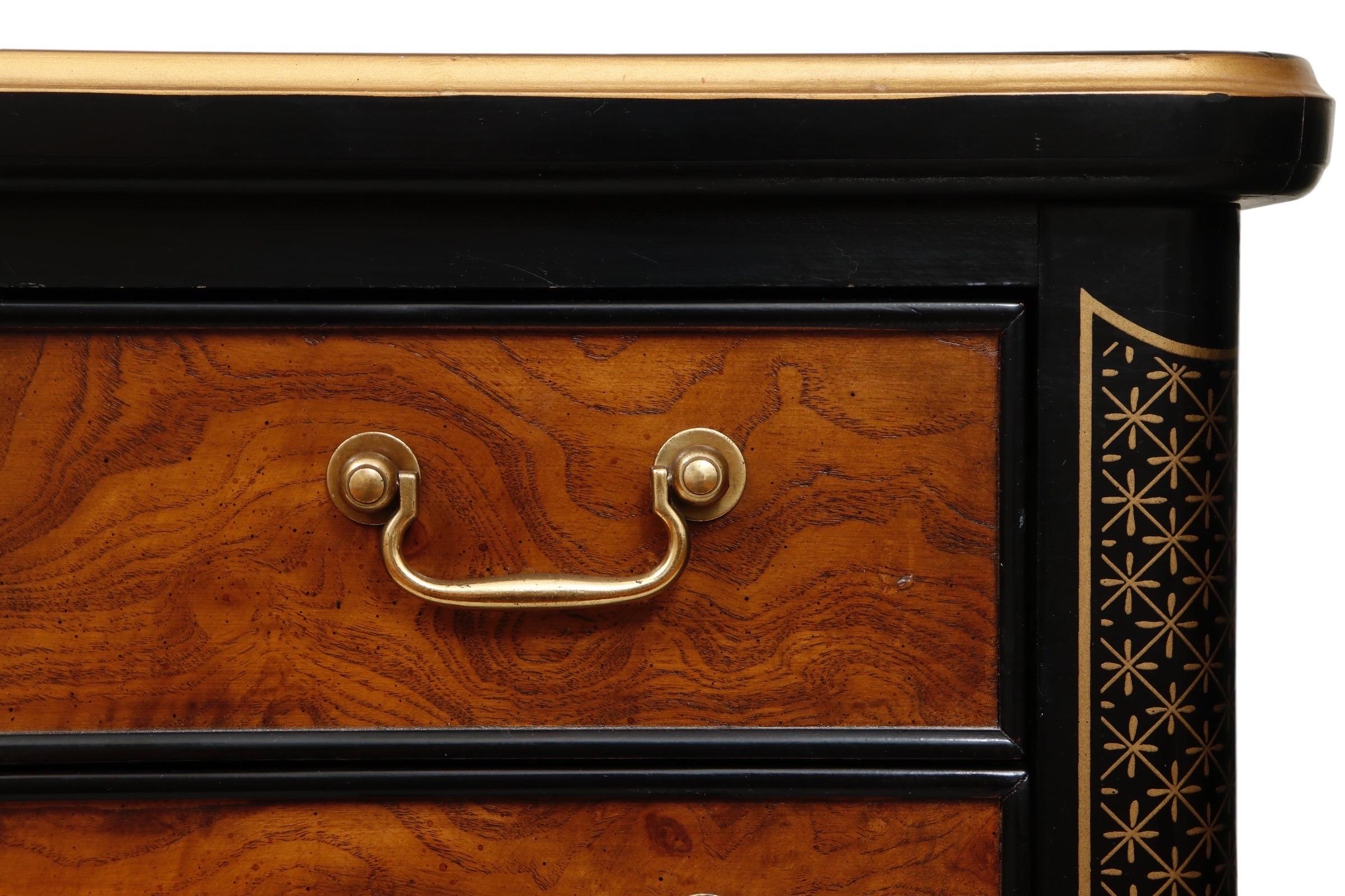 Brass Drexel Heritage ‘Et Cetera’ Side Tables - a Pair