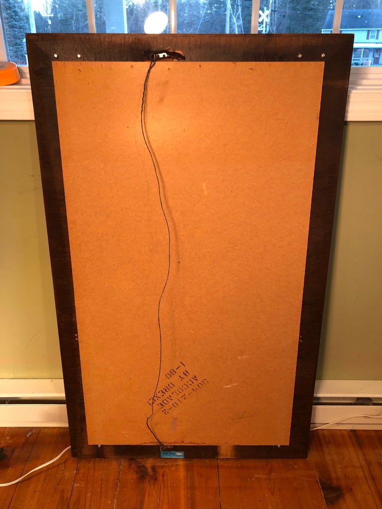 Drexel Heritage Faux Bamboo Mirror with Brass Accents at 1stDibs