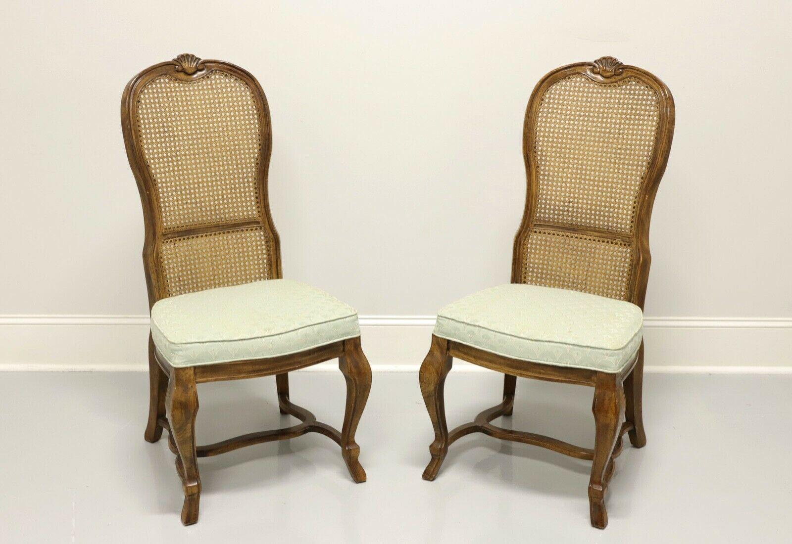 DREXEL HERITAGE French Provincial Style Oak Dining Side Chairs - Pair B 3