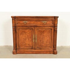 Drexel Heritage French Regency Louis XVI Walnut Flip Top Server, Circa 1960s