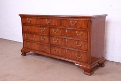 Drexel Heritage Georgian Carved Mahogany Dresser or Credenza