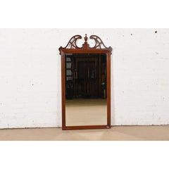 Drexel Heritage Georgian Carved Mahogany Wall Mirror
