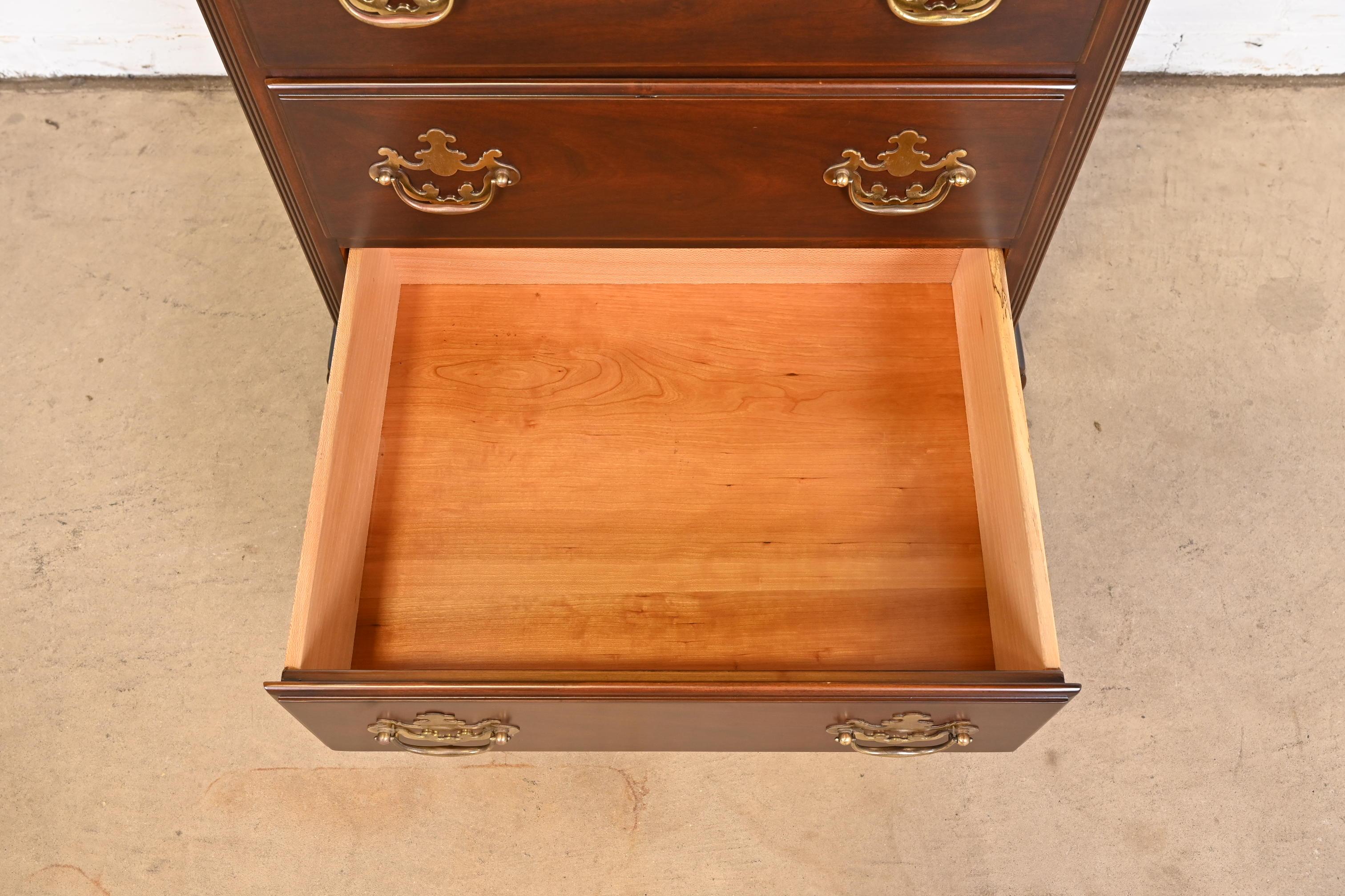 Drexel Heritage Georgian Solid Cherry Wood Lingerie Chest 1