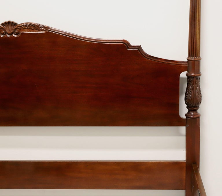 DREXEL HERITAGE Heirlooms Flame Mahogany Chippendale King Size Four