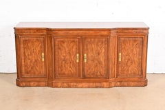 Drexel Heritage Hollywood Regency Burl Wood Sideboard or Credenza