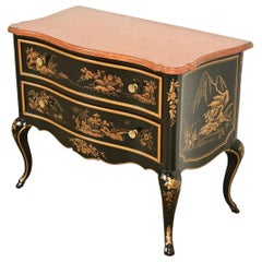 Drexel Heritage Hollywood Regency Chinoiserie Chest of Drawers, Circa 1970s