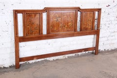 Drexel Heritage Hollywood Regency Chinoiserie King Size Headboard