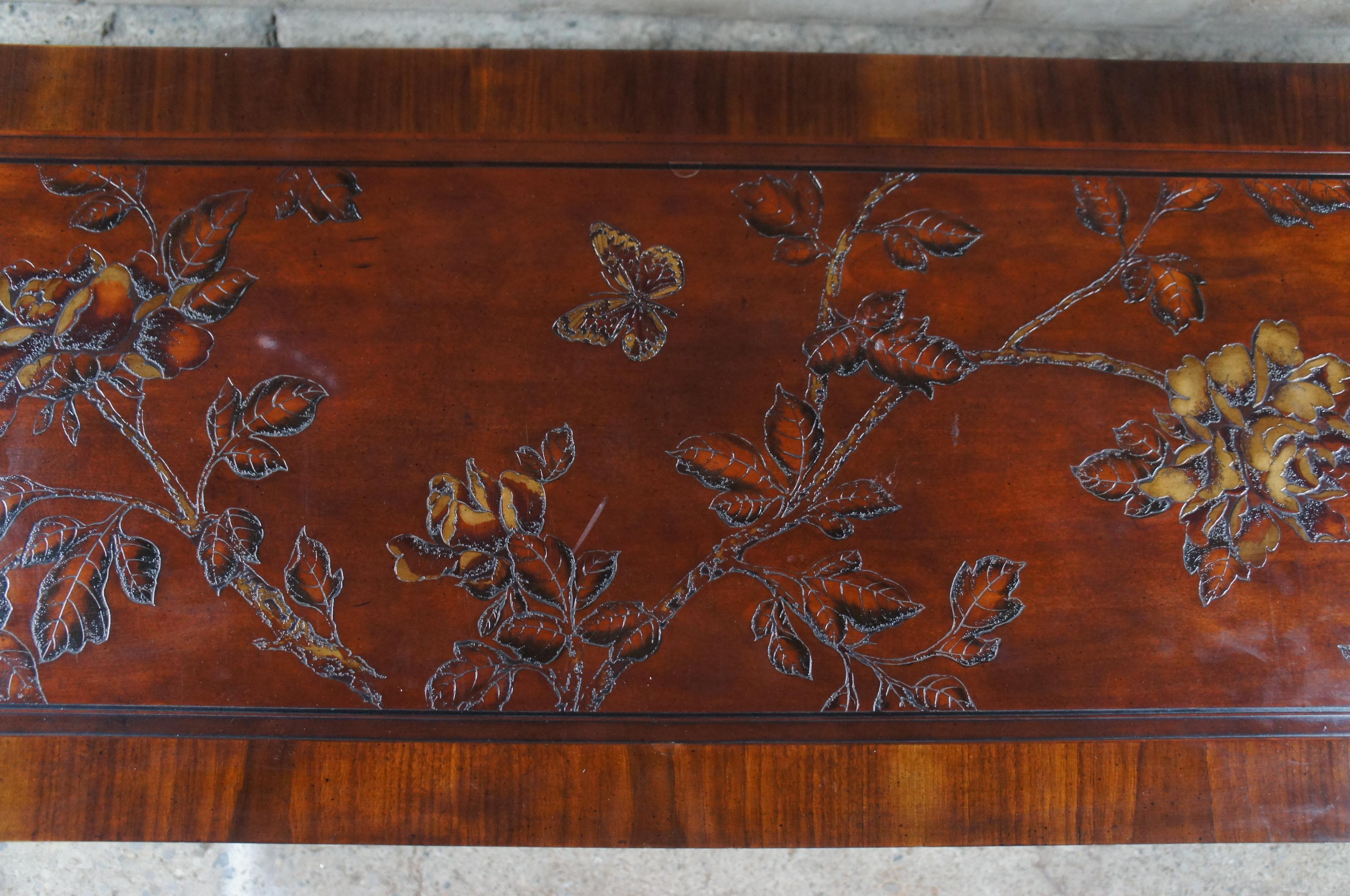 Drexel Heritage Mahogany Chinoiserie Connoisseur Sideboard Buffet Credenza 68