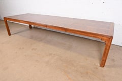 Drexel Heritage Mid-Century Hollywood Regency Esstisch aus Eiche und Wurzelholz