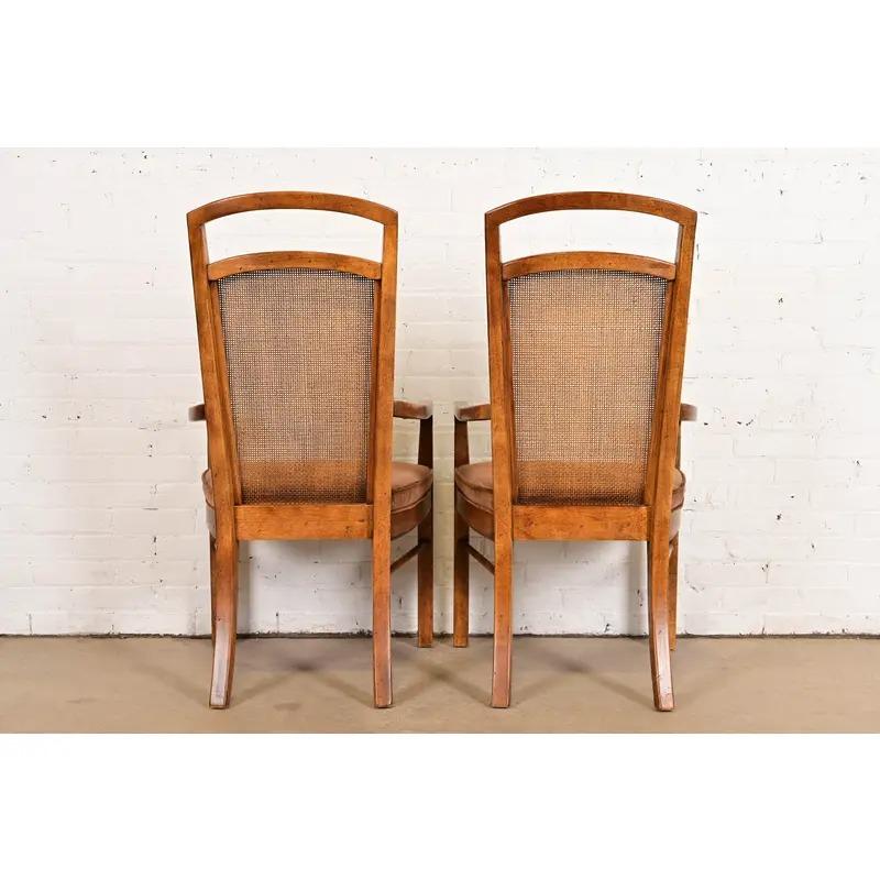 Drexel Heritage, poltrone o sedie da pranzo moderne di metà secolo, coppia in vendita 5