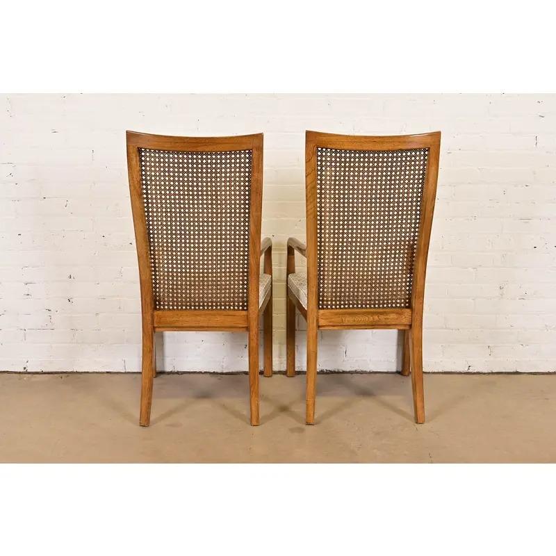 Drexel Heritage Mid-Century Modern Hohe Rückenlehne Esszimmerstühle, Satz von acht im Angebot 4