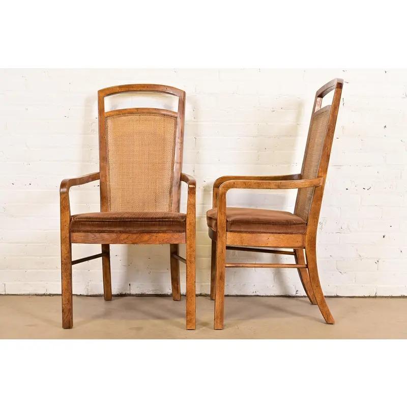 Drexel Heritage Mid-Century Modern Hohe Rückenlehne Esszimmerstühle, Satz von vier im Angebot 4