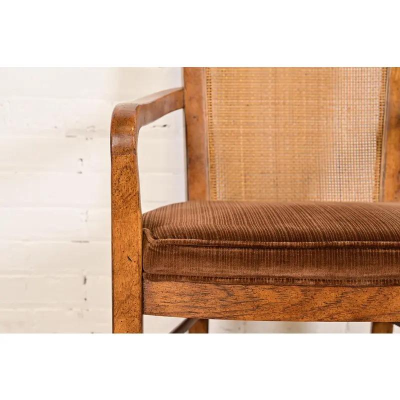 Drexel Heritage Mid-Century Modern Hohe Rückenlehne Esszimmerstühle, Satz von vier im Angebot 2