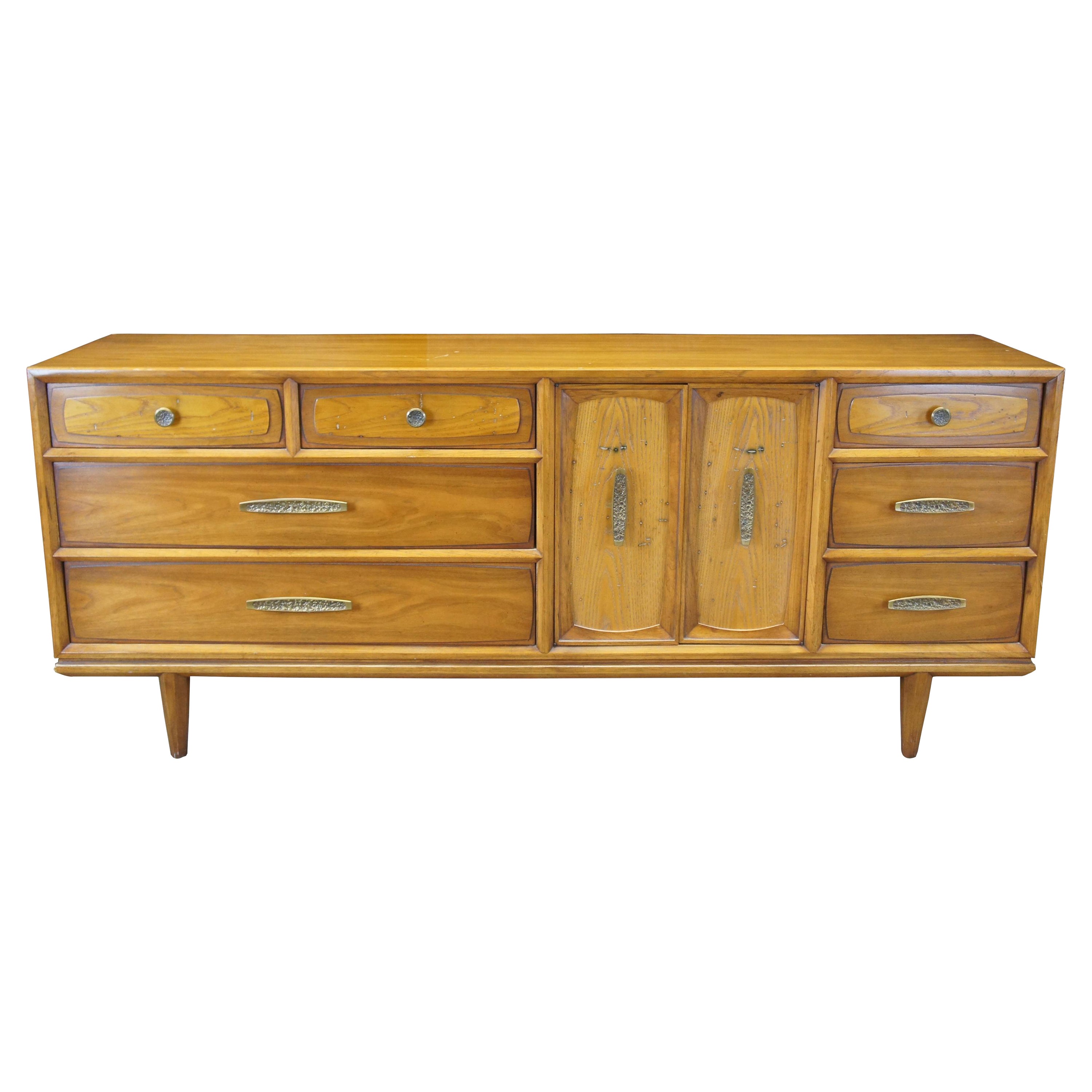 Drexel Heritage Mid-Century Modern Lowboy Dresser Buffet Sideboard Credenza MCM