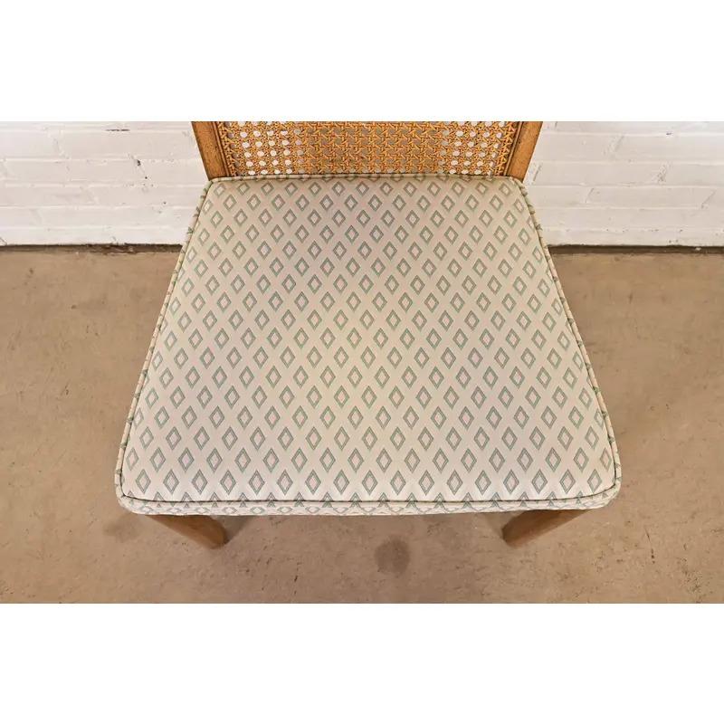 Drexel Heritage Chaises d'appoint ou chaises de salle à manger en noyer, modernes du milieu du siècle, paire en vente 1