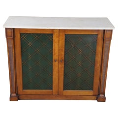 Drexel Heritage Mid Century Palazzo Walnut Bar Buffet Console Cabinet 40" (en anglais)