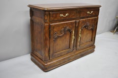 Drexel Heritage Old Continent French Style Rolling Server Bar Cart Cabinet