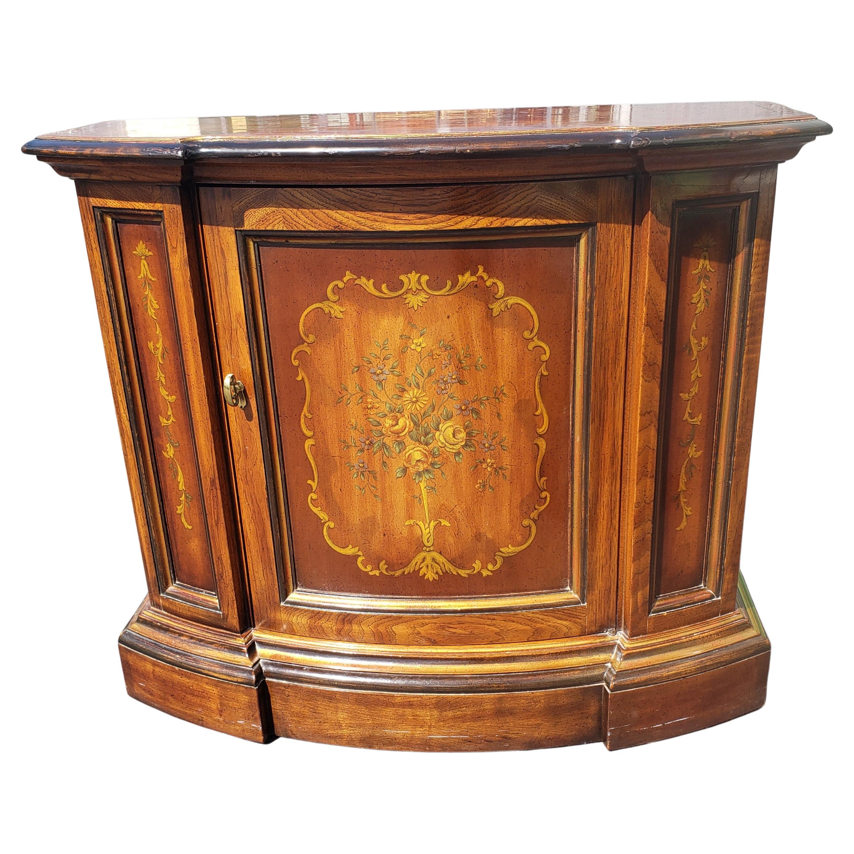 Drexel Heritage Ornate Console Cabinet Table For Sale