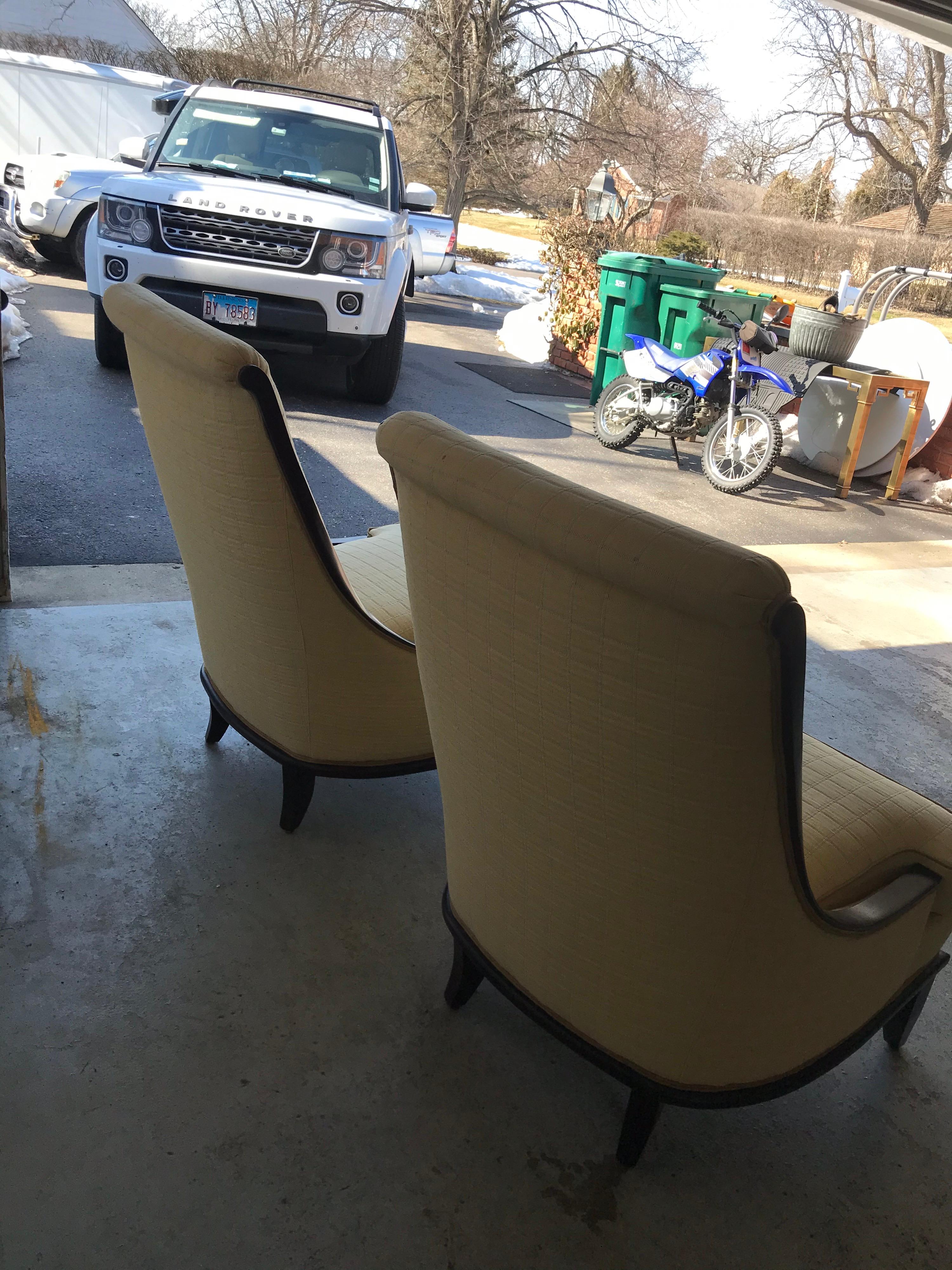 American Drexel Heritage Pair of Runway Chairs