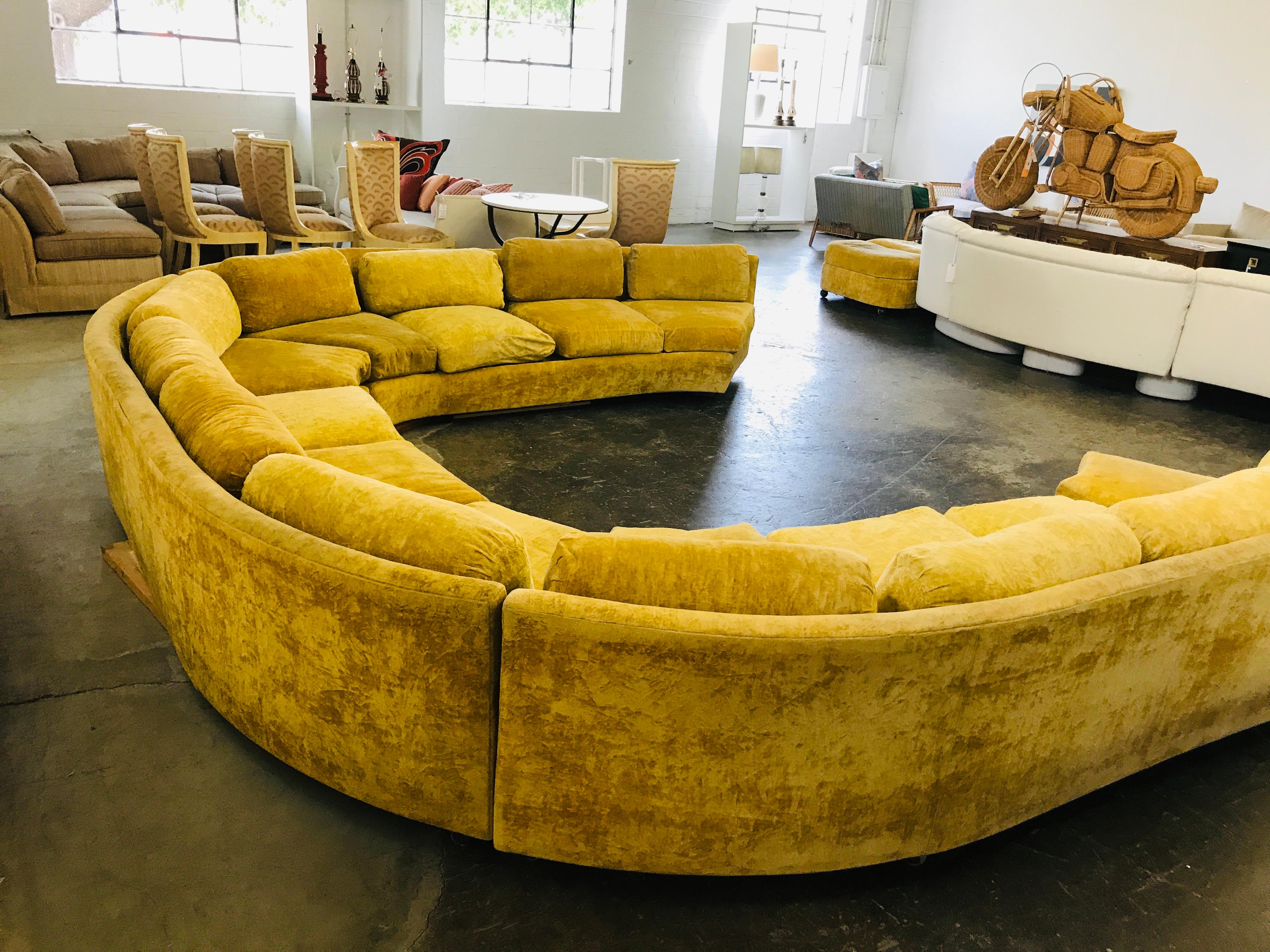 Mid-Century Modern Drexel Heritage Party Sofa