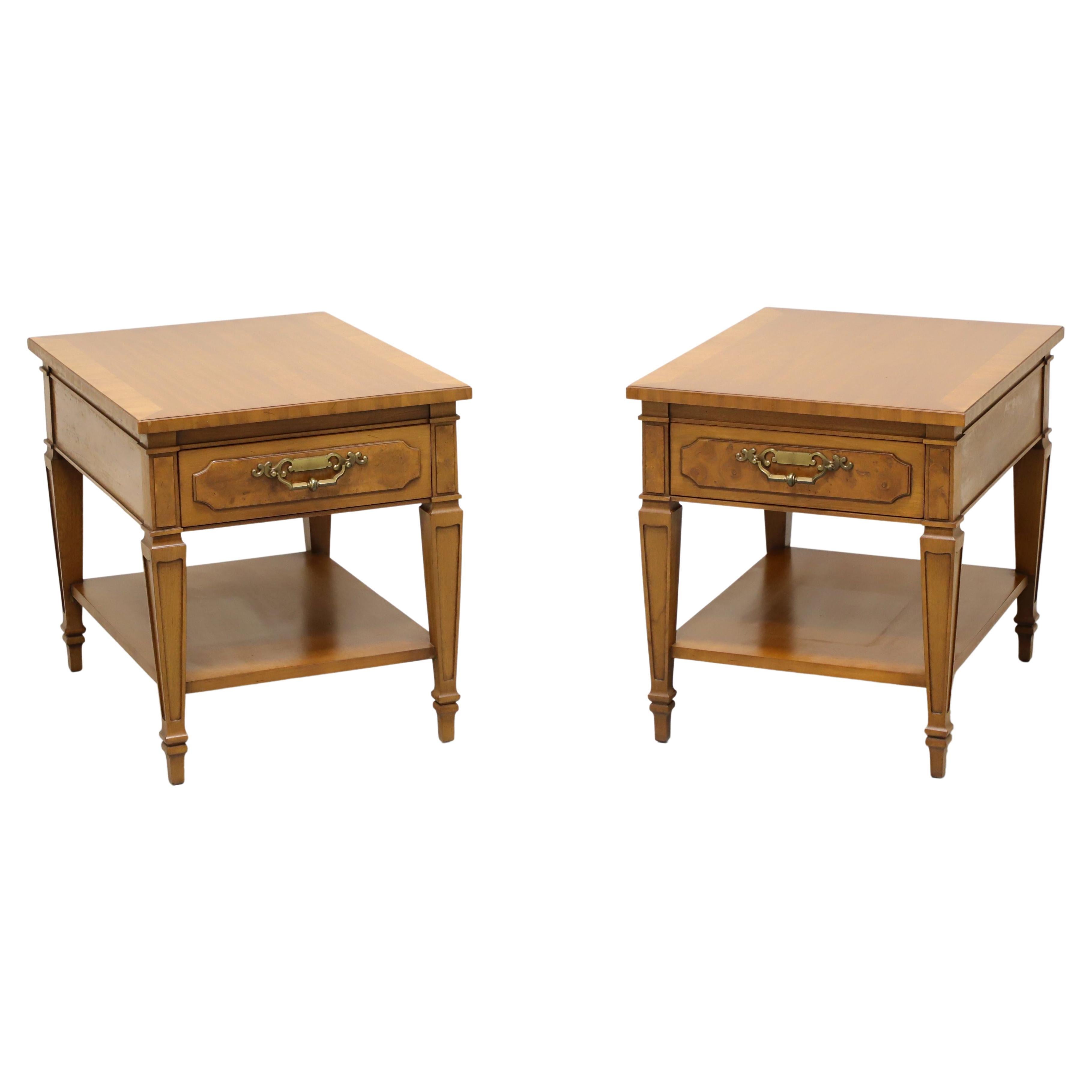 DREXEL HERITAGE "Repertoire" Mid 20th Century End / Side Tables - Pair