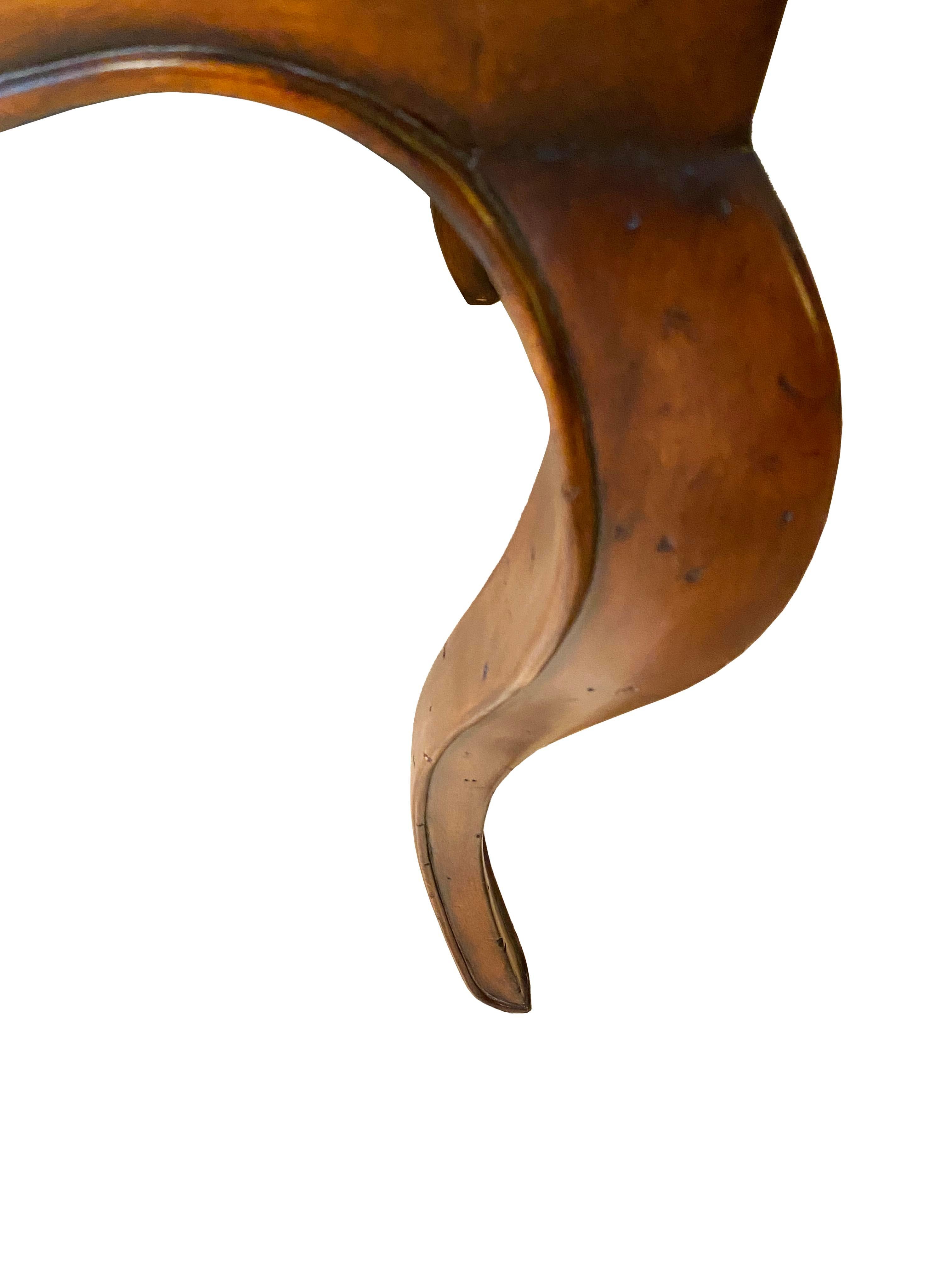 Drexel Heritage Table with Leather Inlay For Sale 6