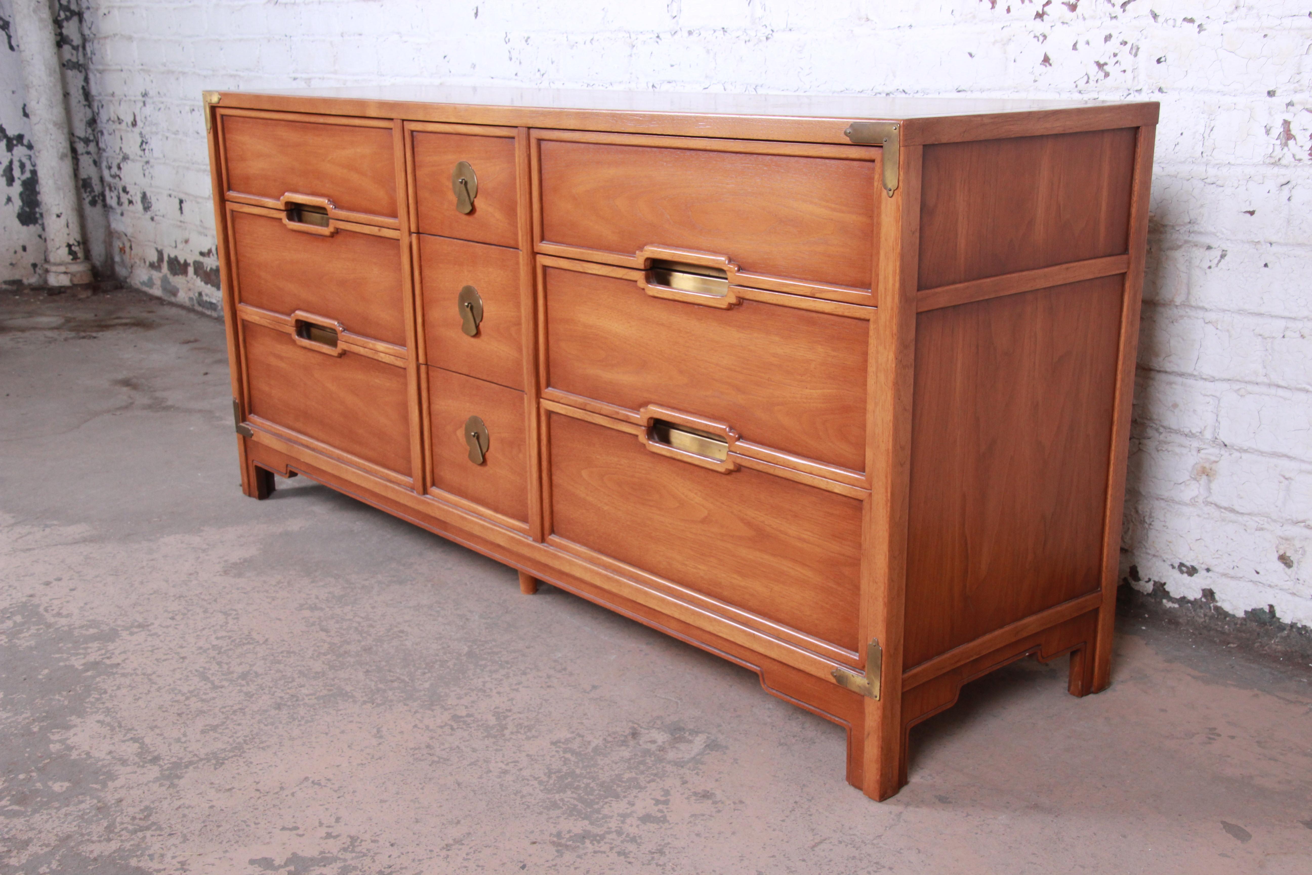 A gorgeous Mid-Century Modern Hollywood Regency chinoiserie long dresser or credenza

By Drexel Furniture 
