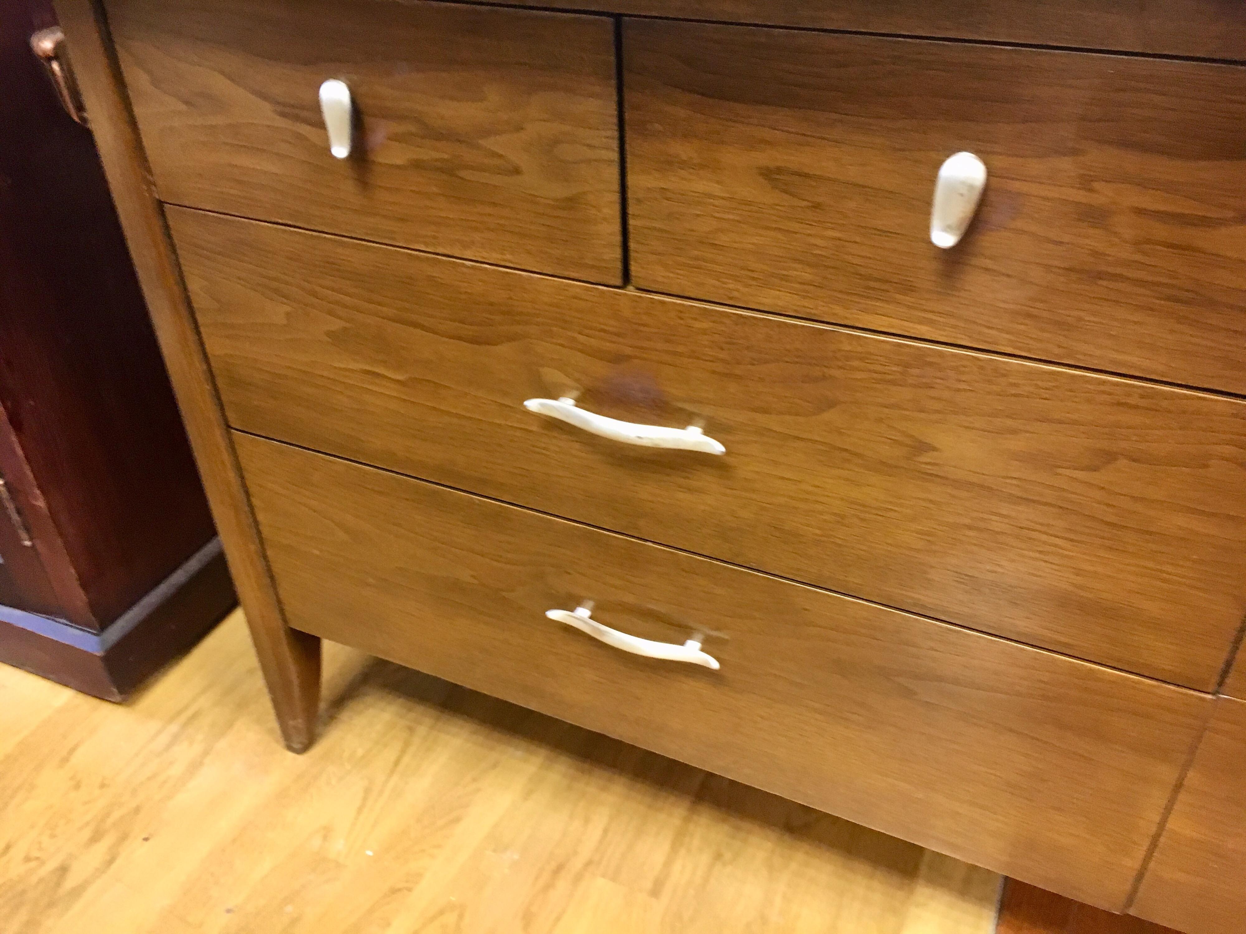 Drexel John Van Koert Profile Midcentury Dresser Chest of Drawers Eight Drawers 3