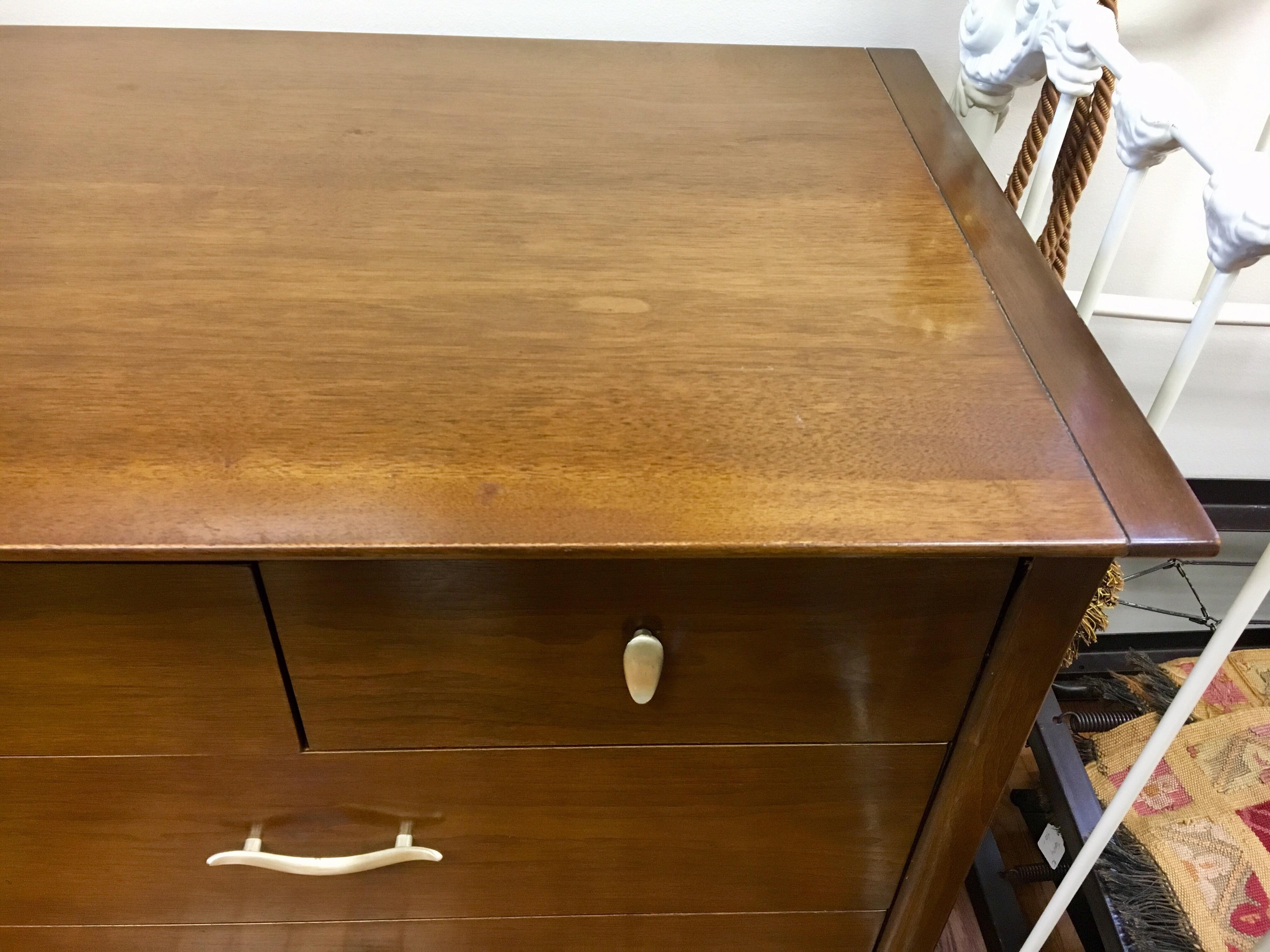Drexel John Van Koert Profile Midcentury Dresser Chest of Drawers Eight Drawers 5