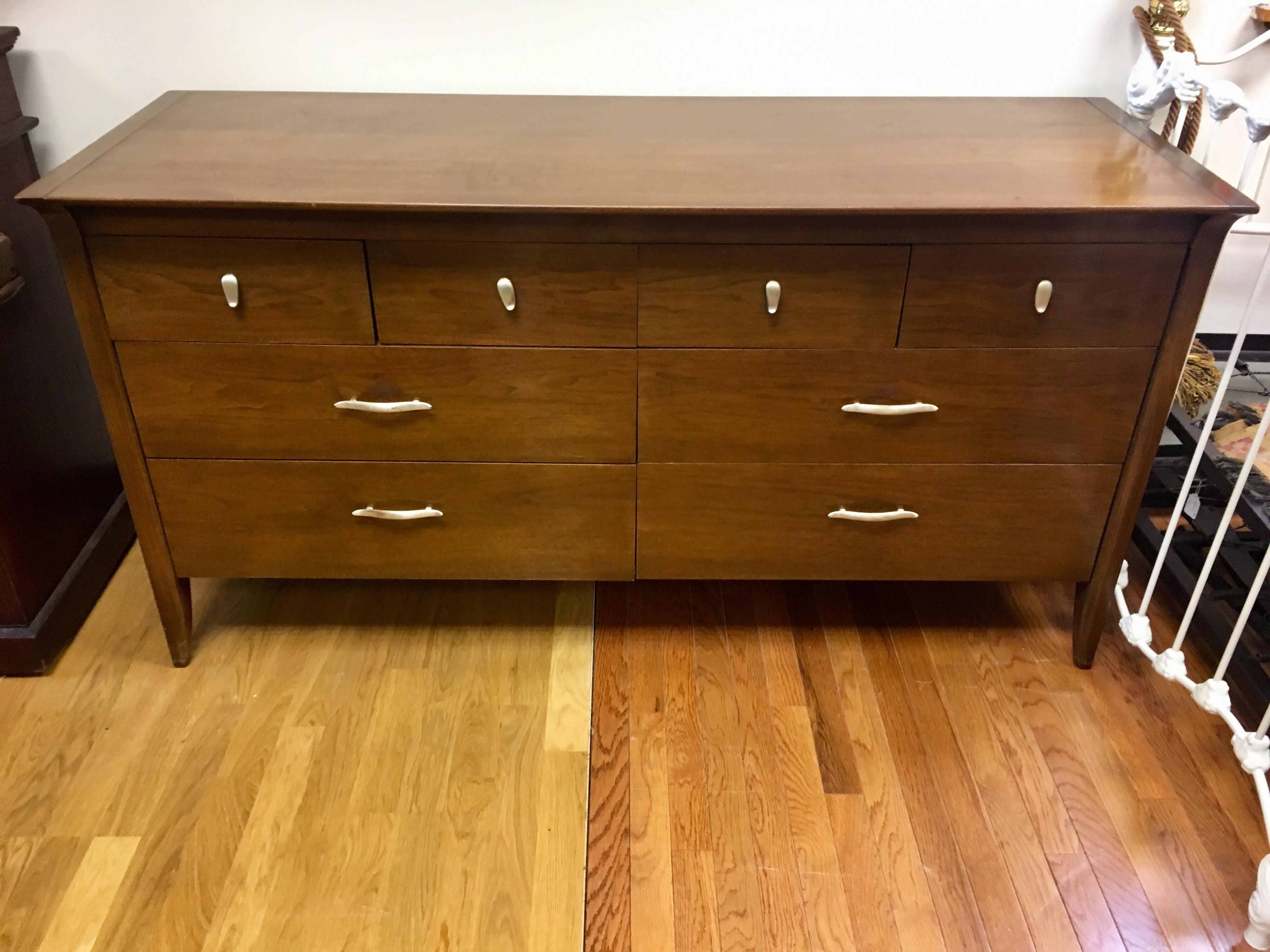 Drexel John Van Koert Profile Midcentury Dresser Chest of Drawers Eight Drawers 9