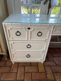 Drexel Kensington Faux Bamboo Desk