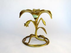 Drexel "Arthur Court" Lily Gilded Cast Aluminum Table, 1969