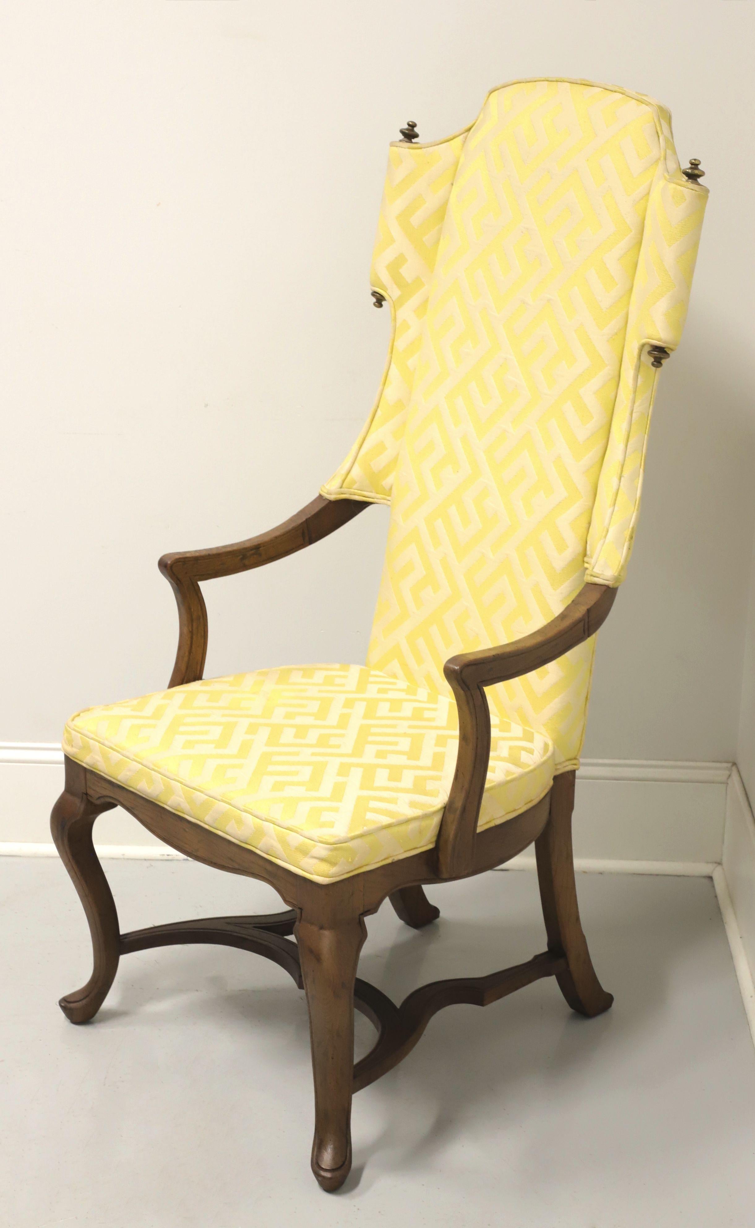 Spanish Colonial DREXEL Mid 20th Century Spanish Style Wing Chair