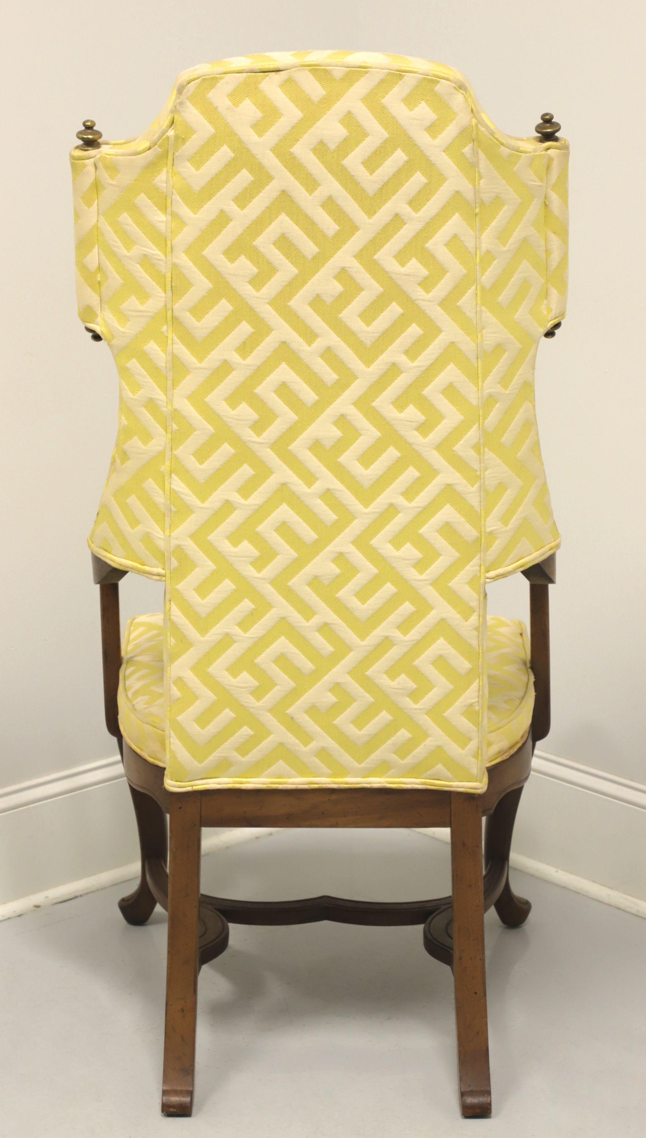 American DREXEL Mid 20th Century Spanish Style Wing Chair