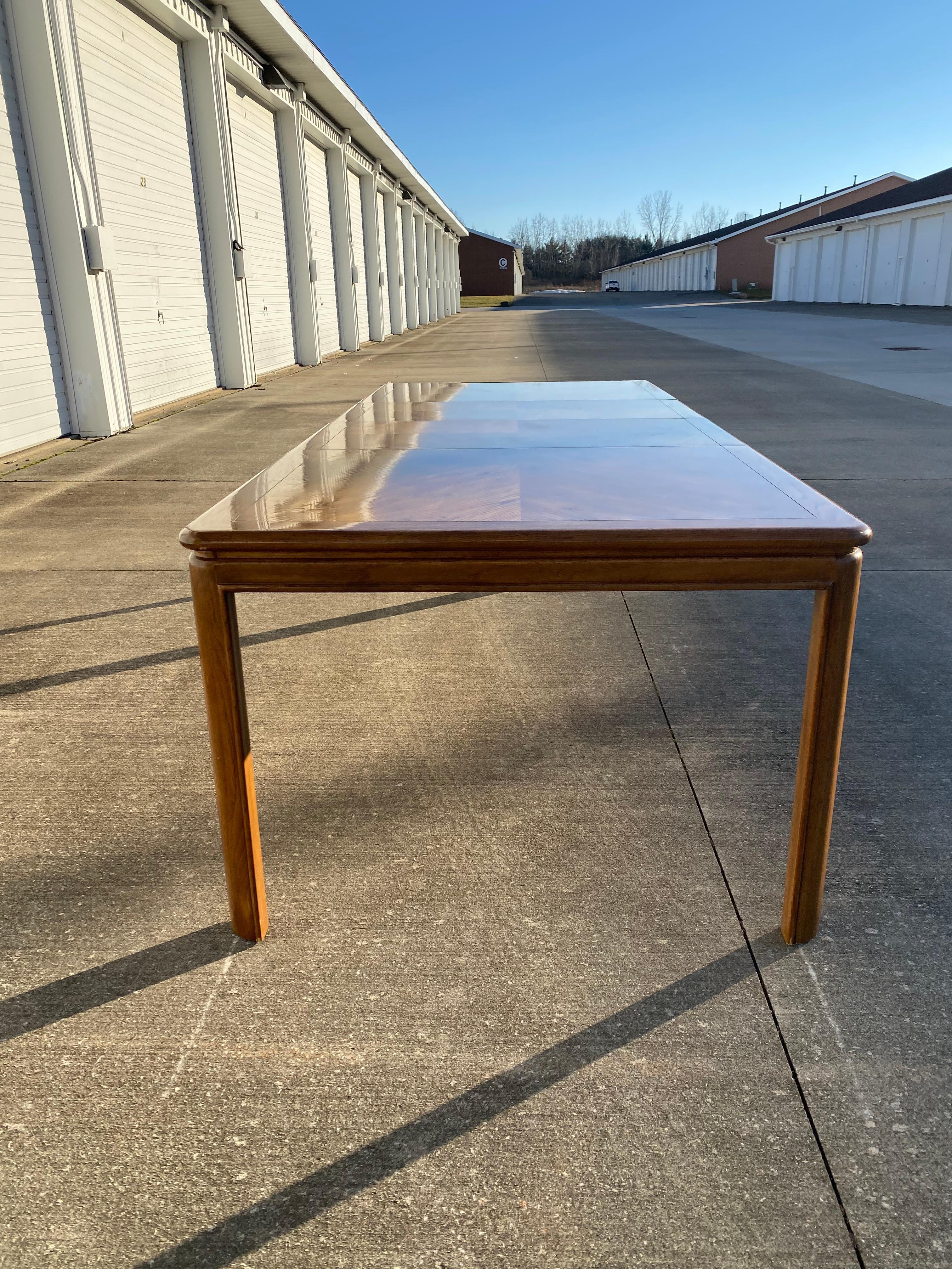 Drexel Passage Postmodern Dining Table w/ 2 Leaves 10