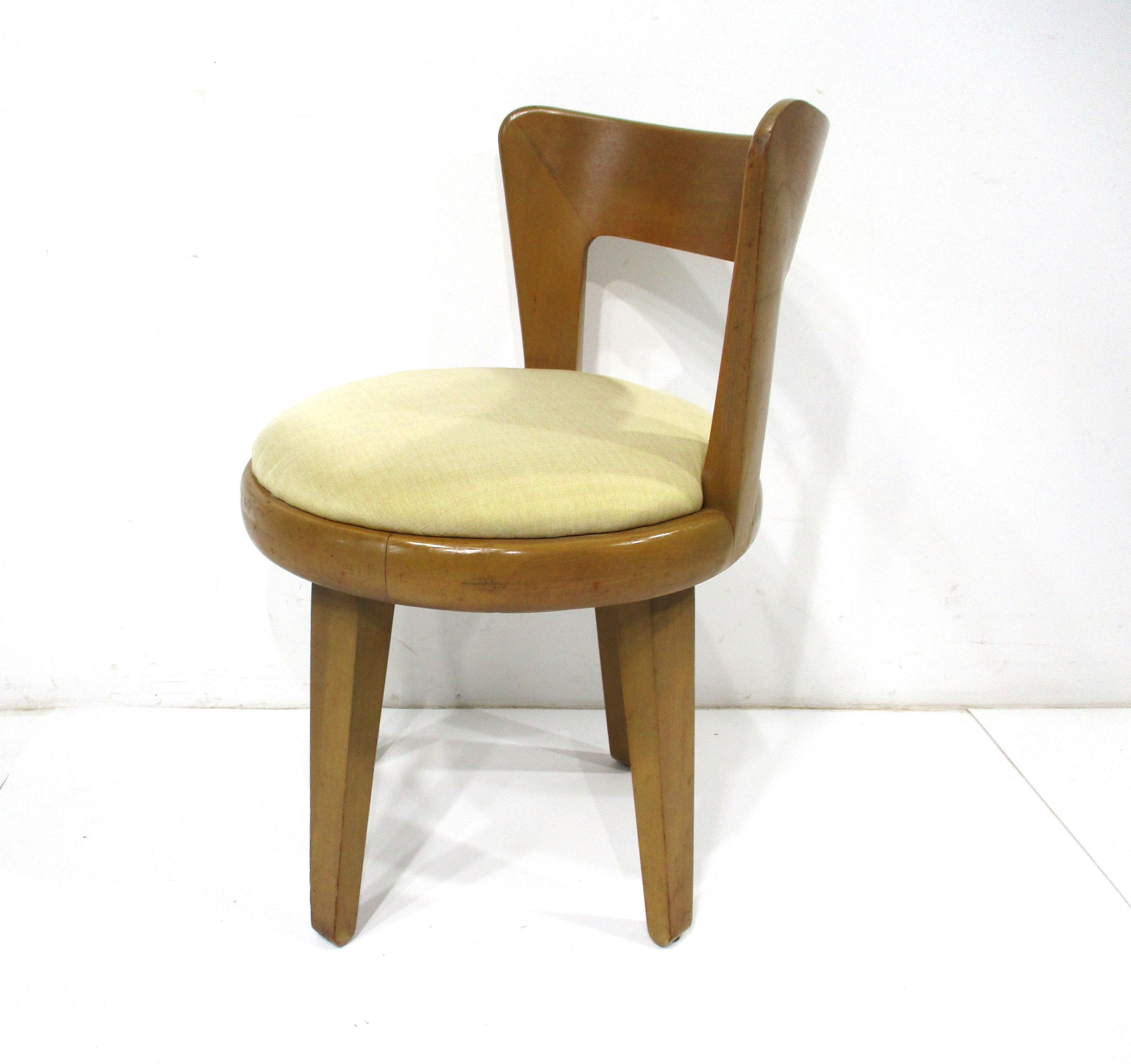 Drexel Precedent Vanity Stool by Edward Wormley 5