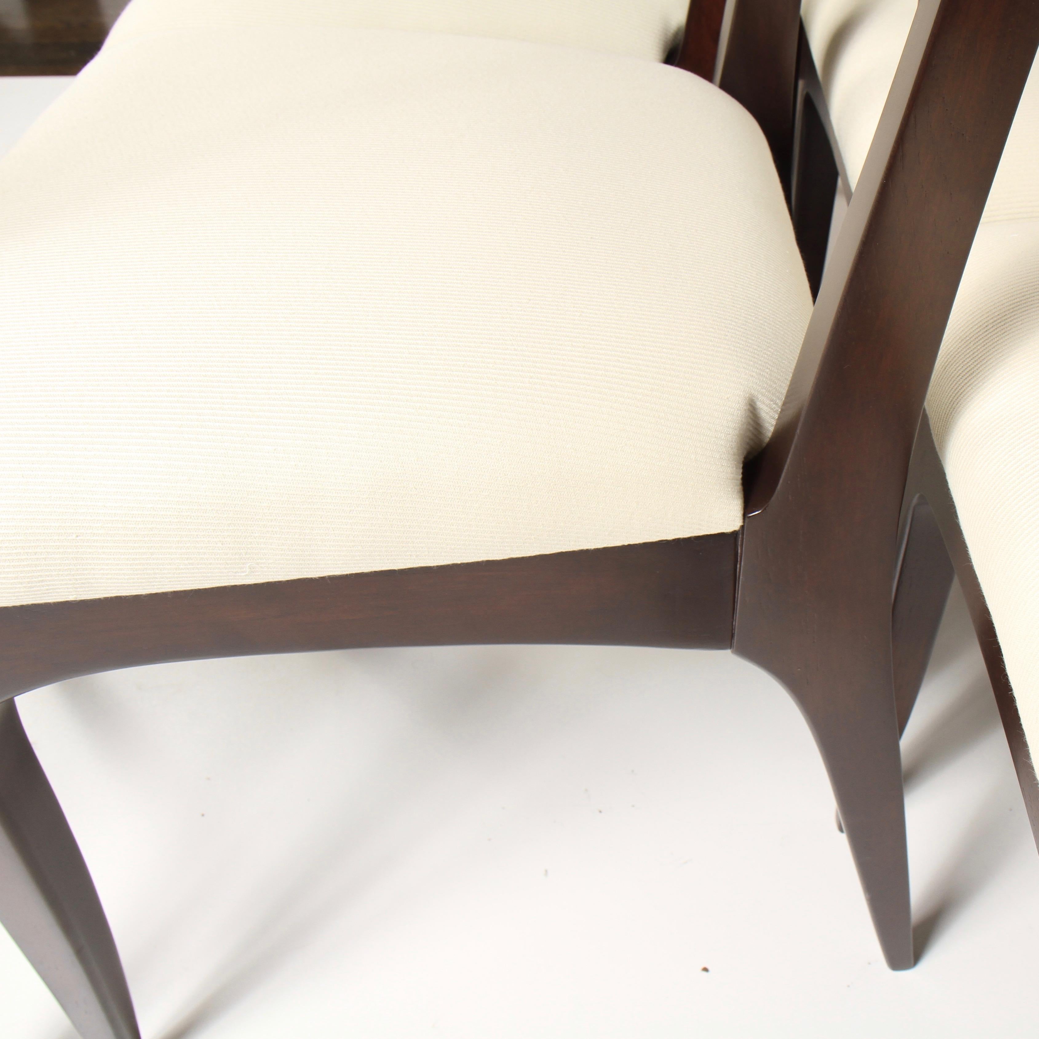 20th Century Drexel Profile Dining Chairs by John Van Koert